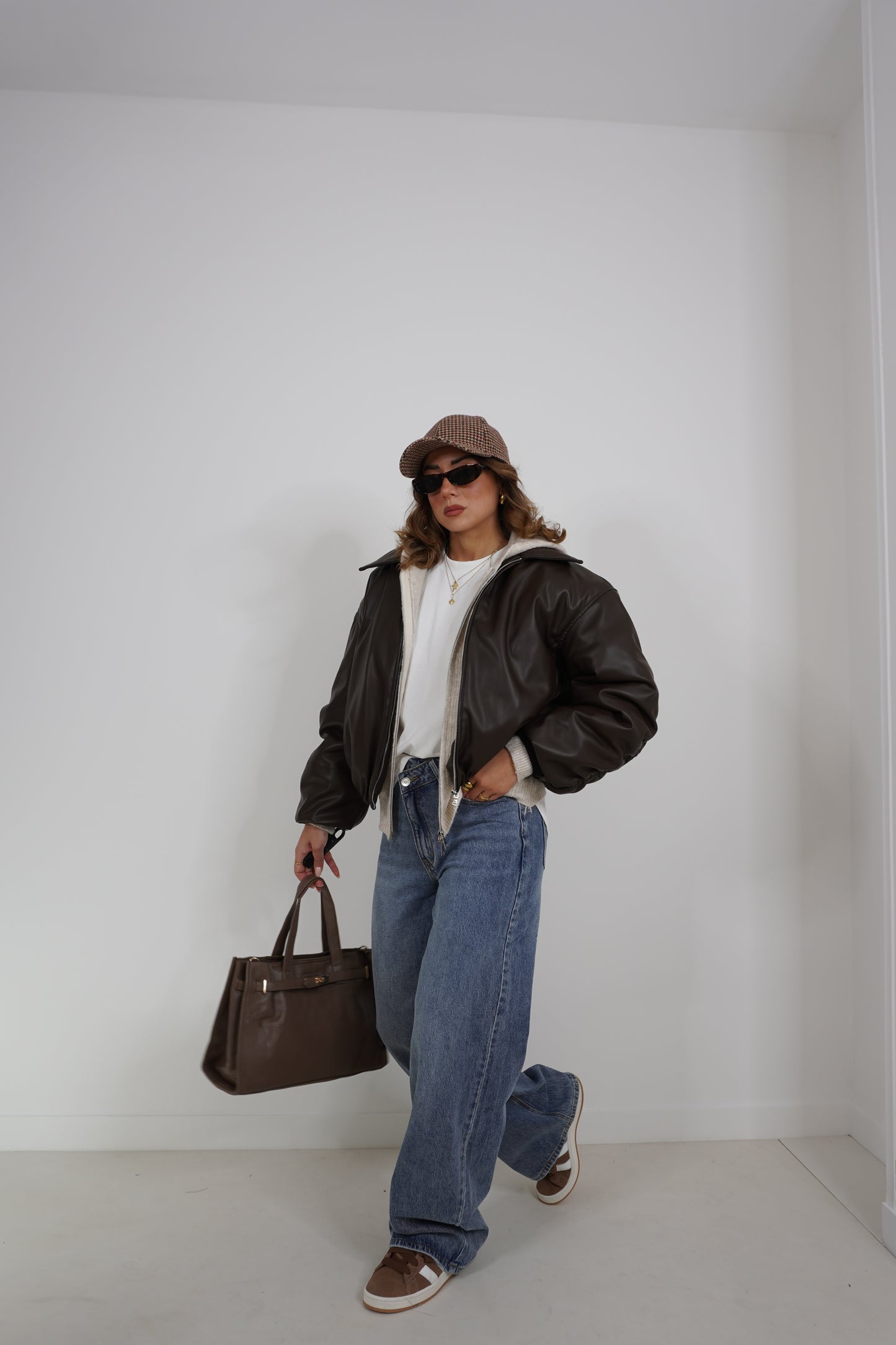 Jeans palazzo asimmetrico F32363