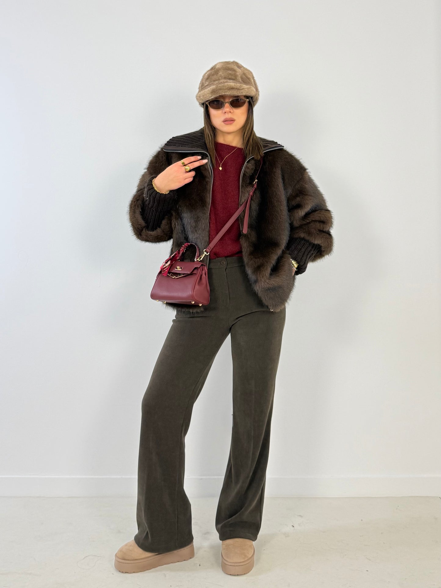 Pantalone in velluto a coste 5282