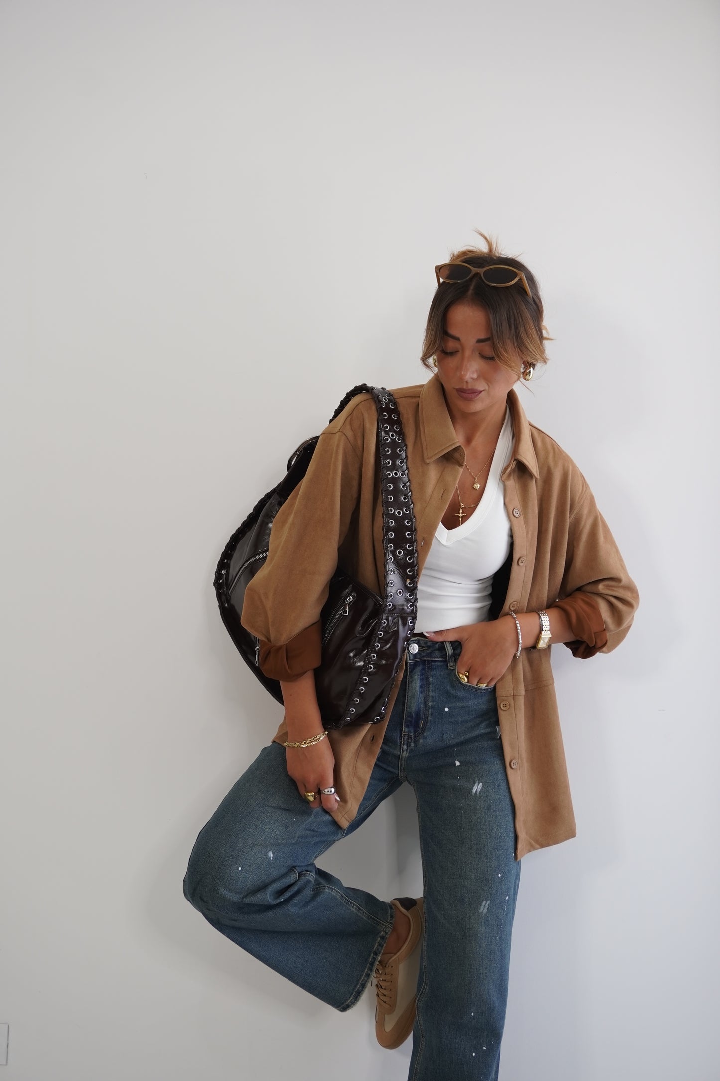 Camicia over SUEDE