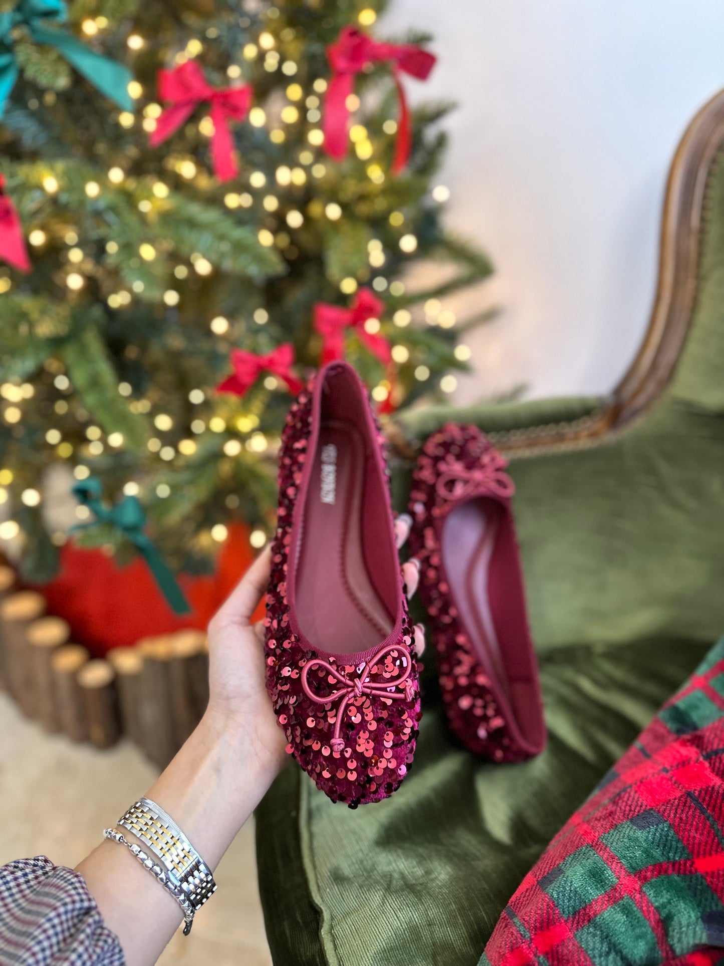 Ballerina RED sequin