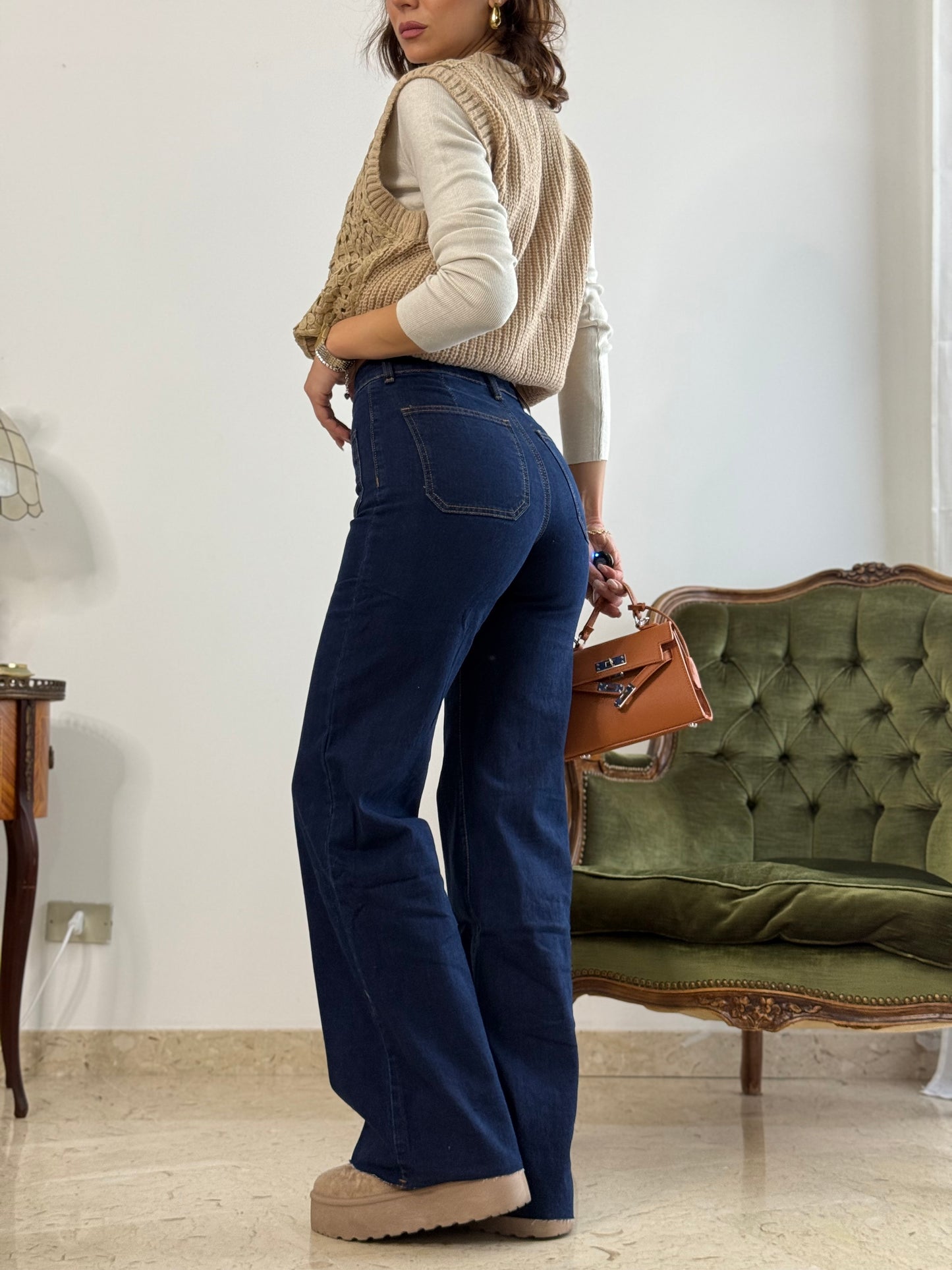 Jeans PALAZZO pockets