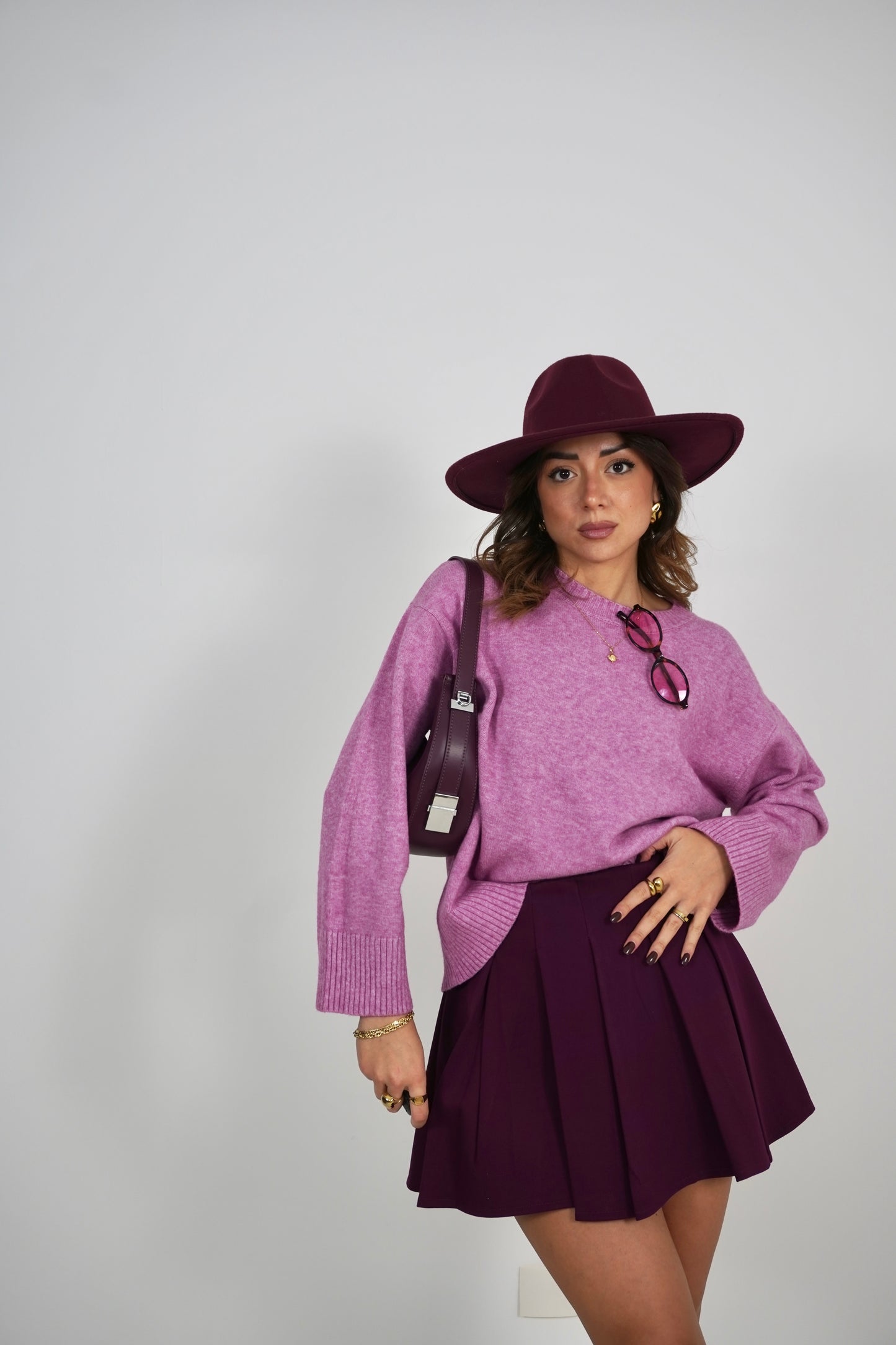 Gonna a pieghe punto Roma 257335