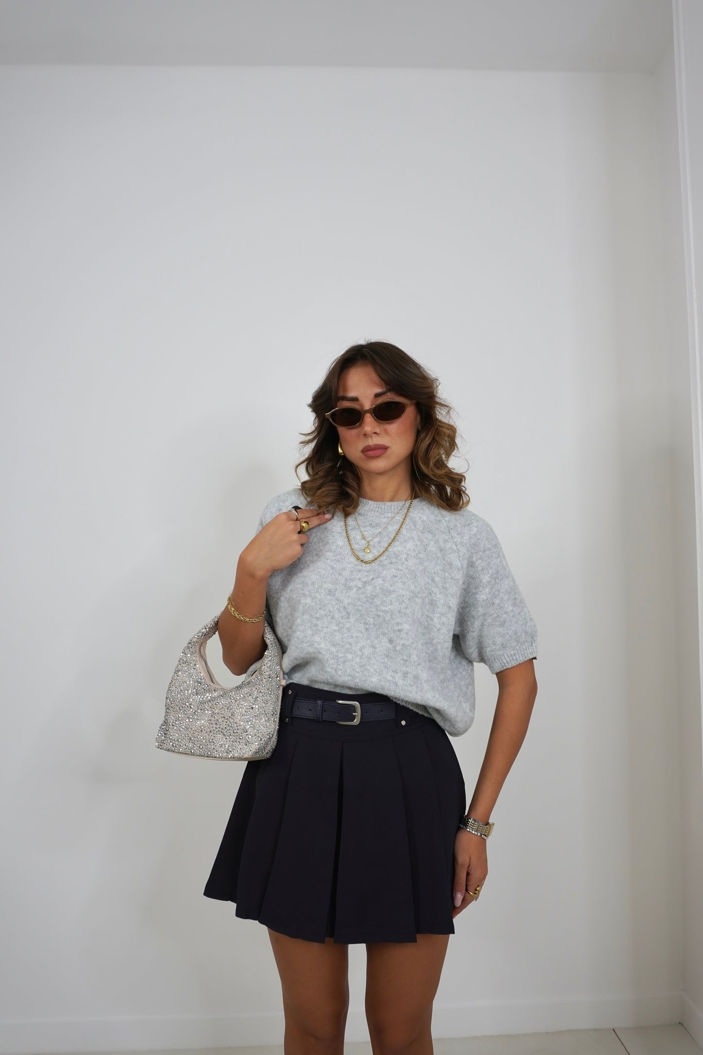 Maglione manica CROP