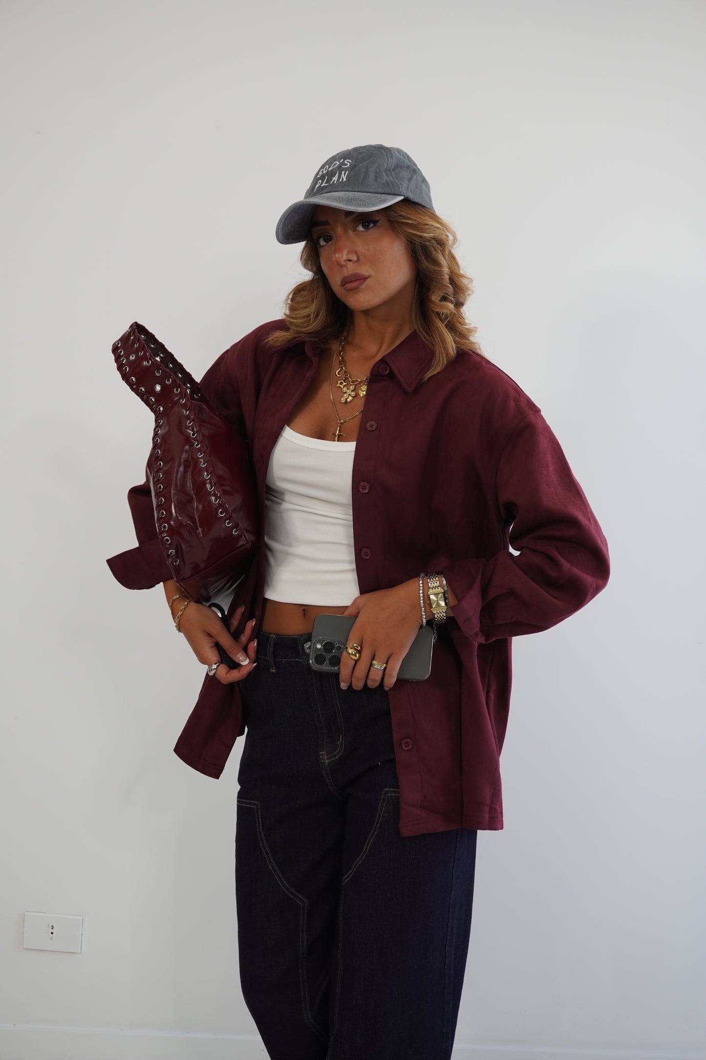Camicia over SUEDE