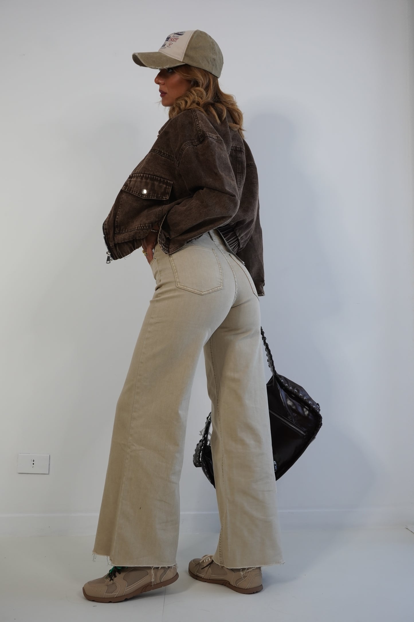 Jeans wide leg S2250