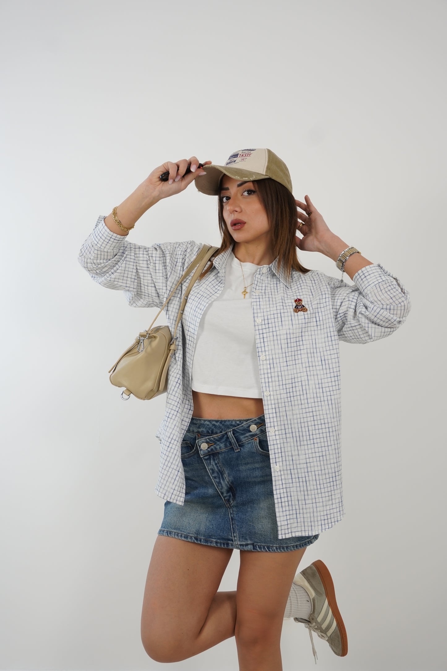 Camicia a quadretti TEDDY G68053