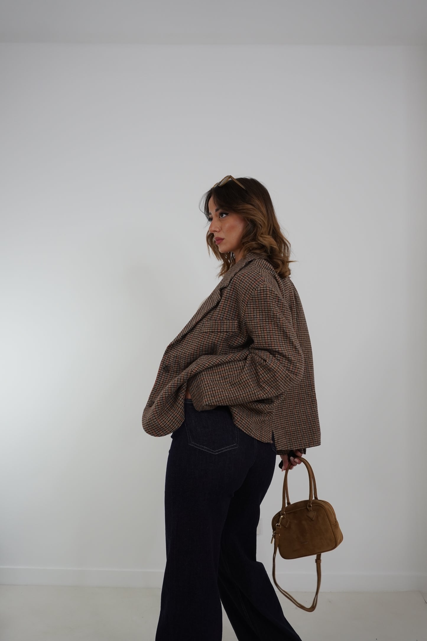 Blazer in panno Wales