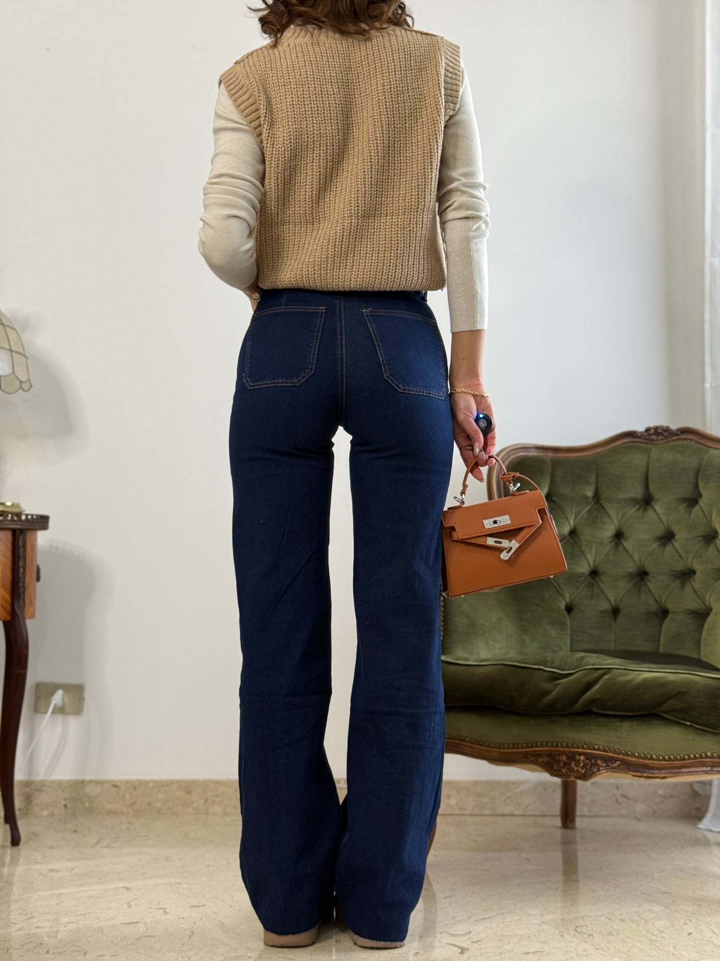 Jeans PALAZZO pockets