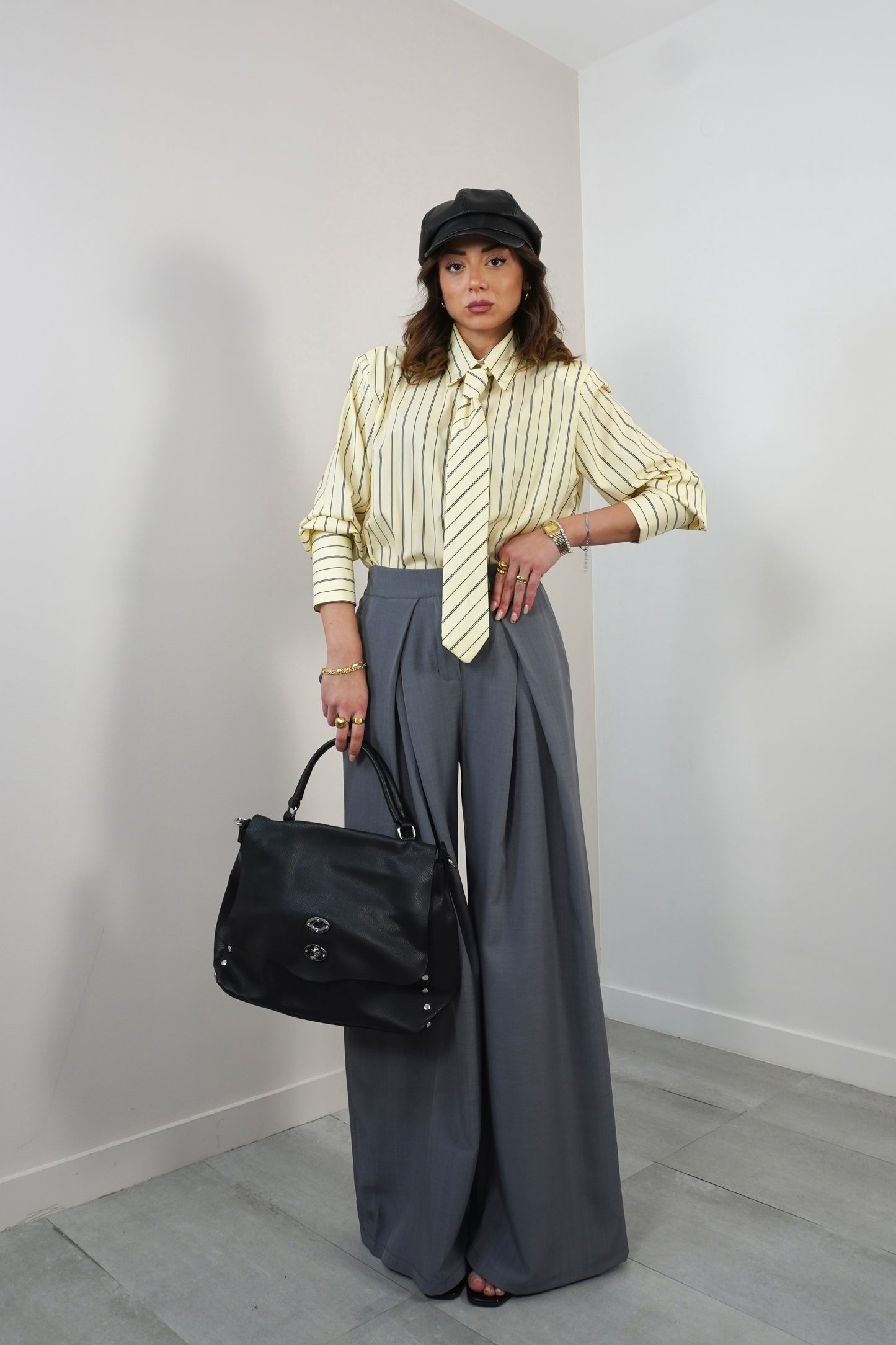 Camicia con cravatta 12045