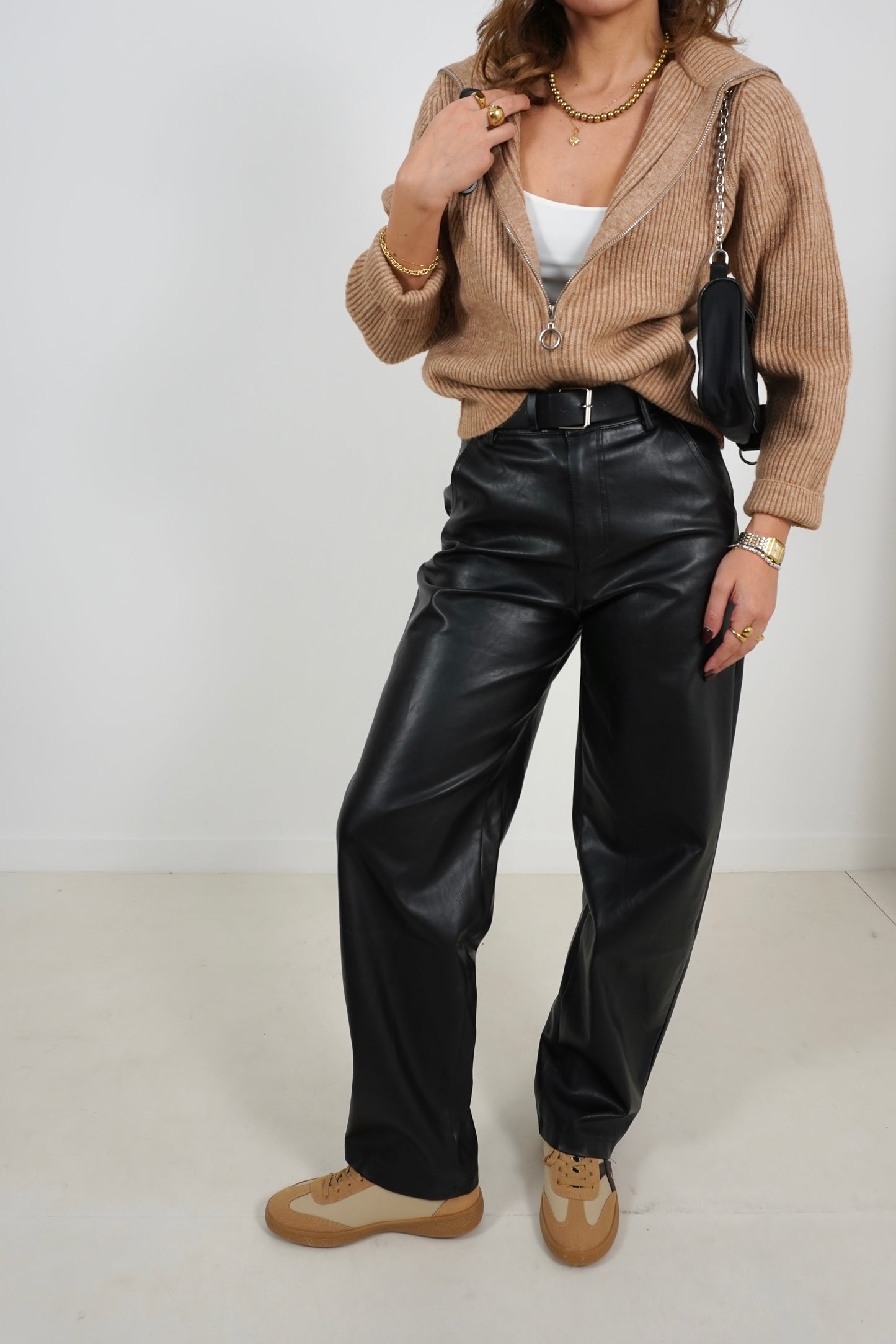 Pantalone BALLOON pelle MC7973