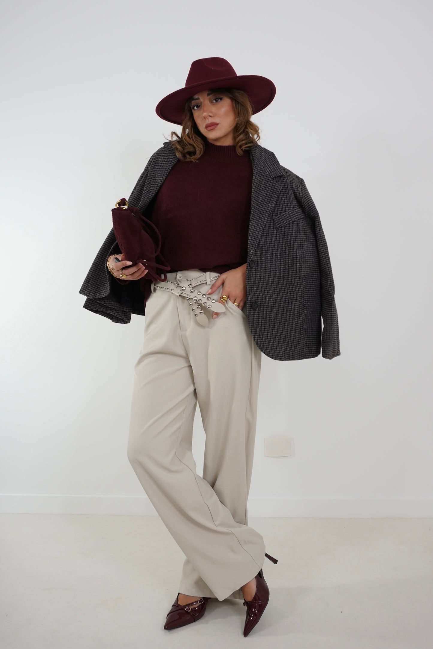 Pantalone con cintura 5961