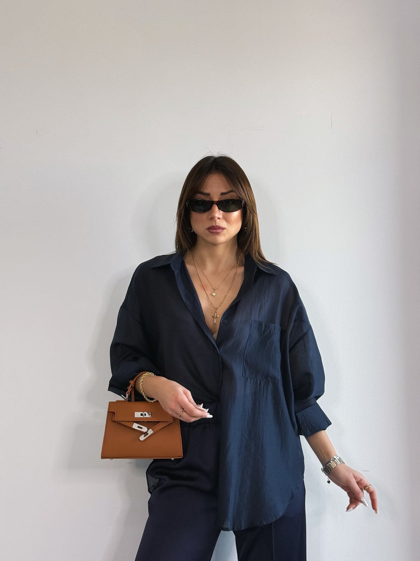 Camicia SEMITRASPARENTE