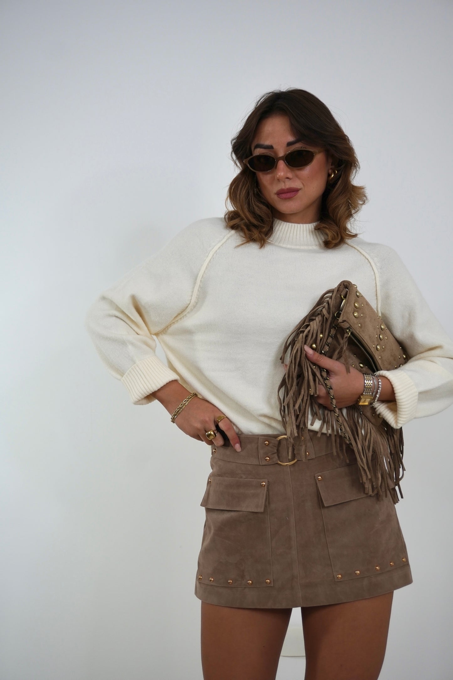 Maglione lupetto 63842