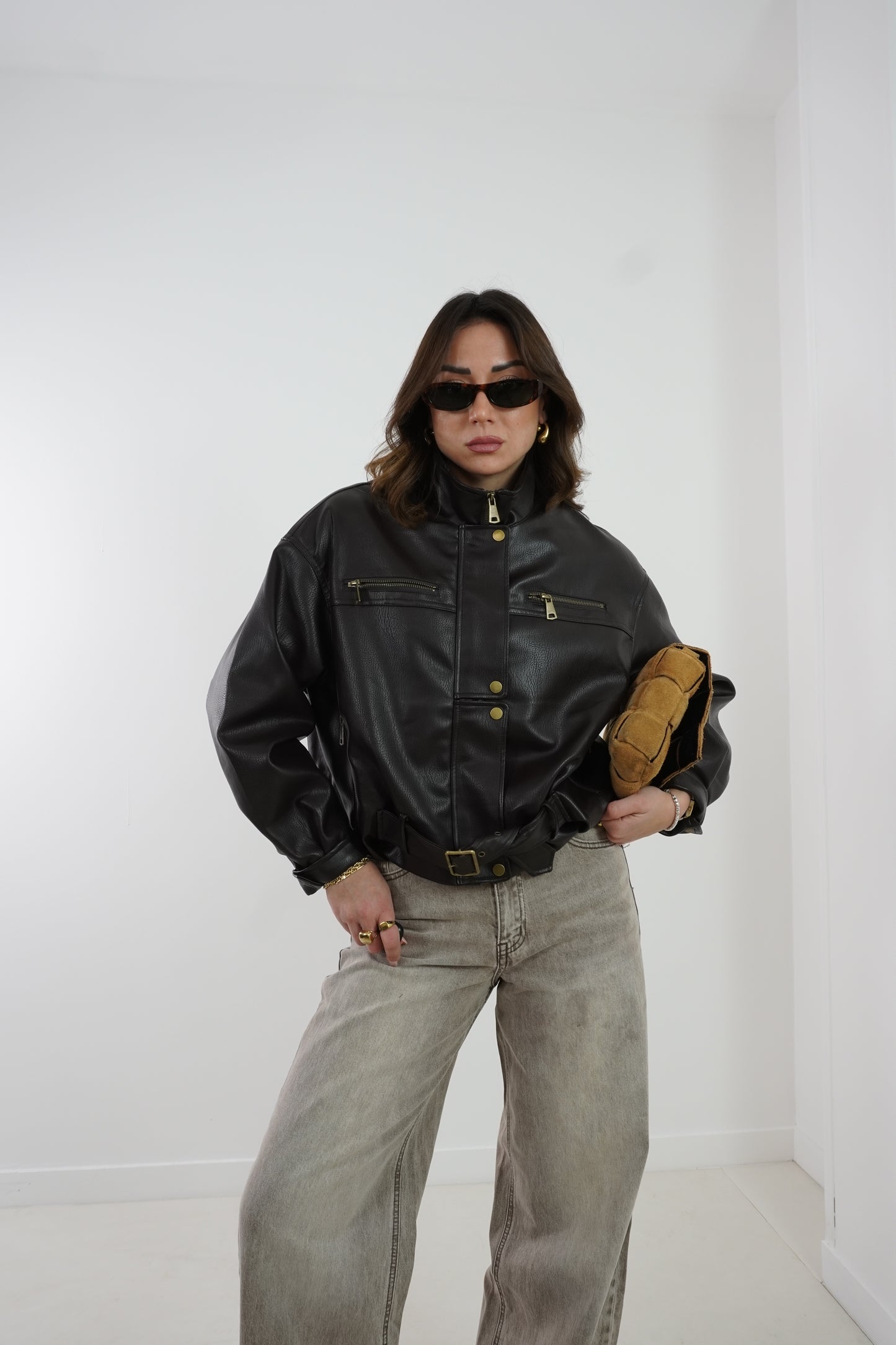 Bomber testa di moro 0393B