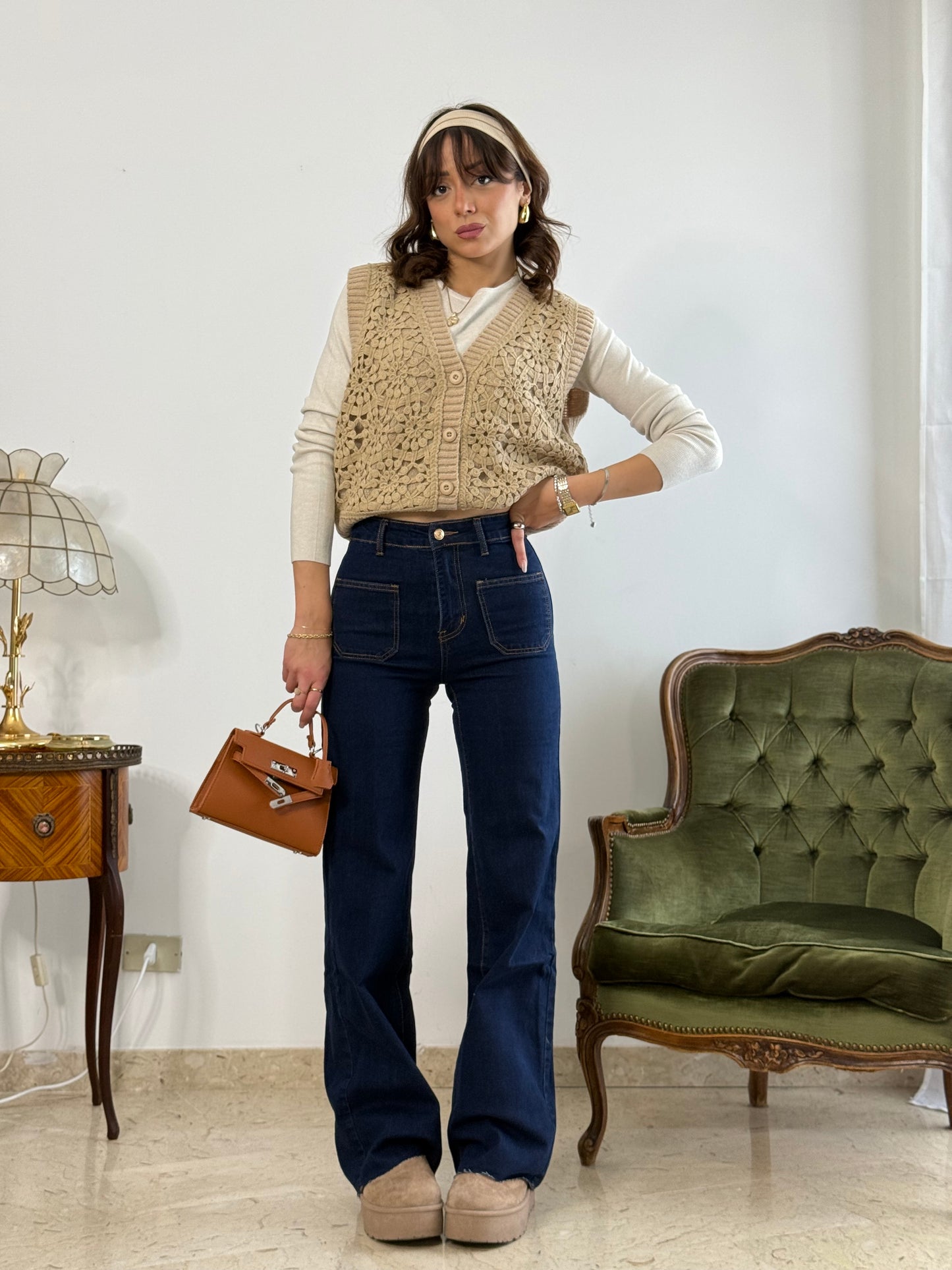 Jeans PALAZZO pockets