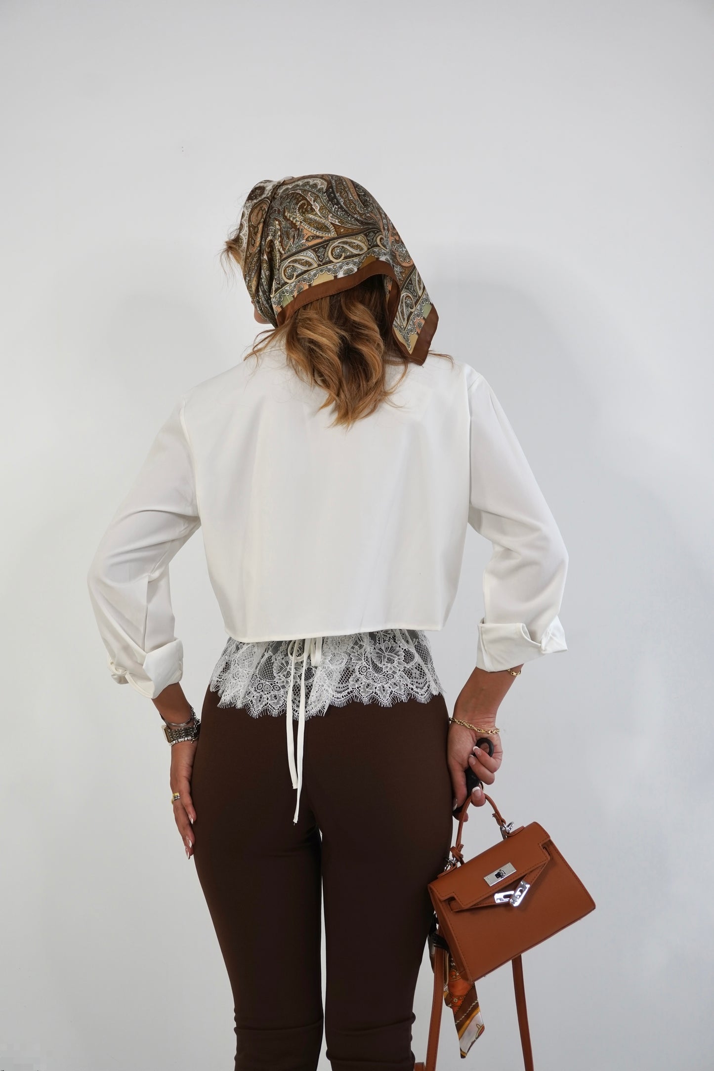 Camicia inserto in pizzo