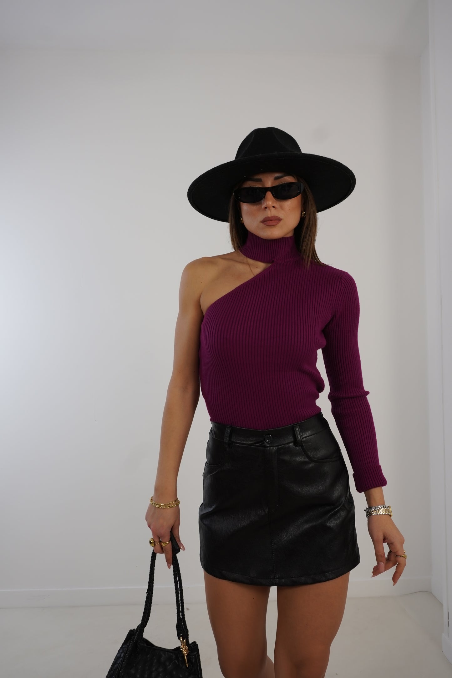 Top monospalla a coste