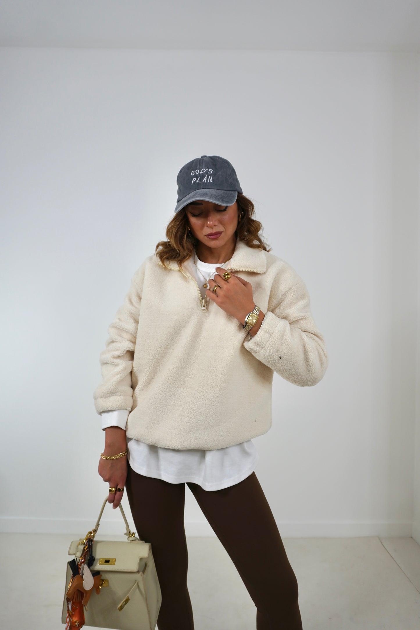 Felpa mezza zip PILE