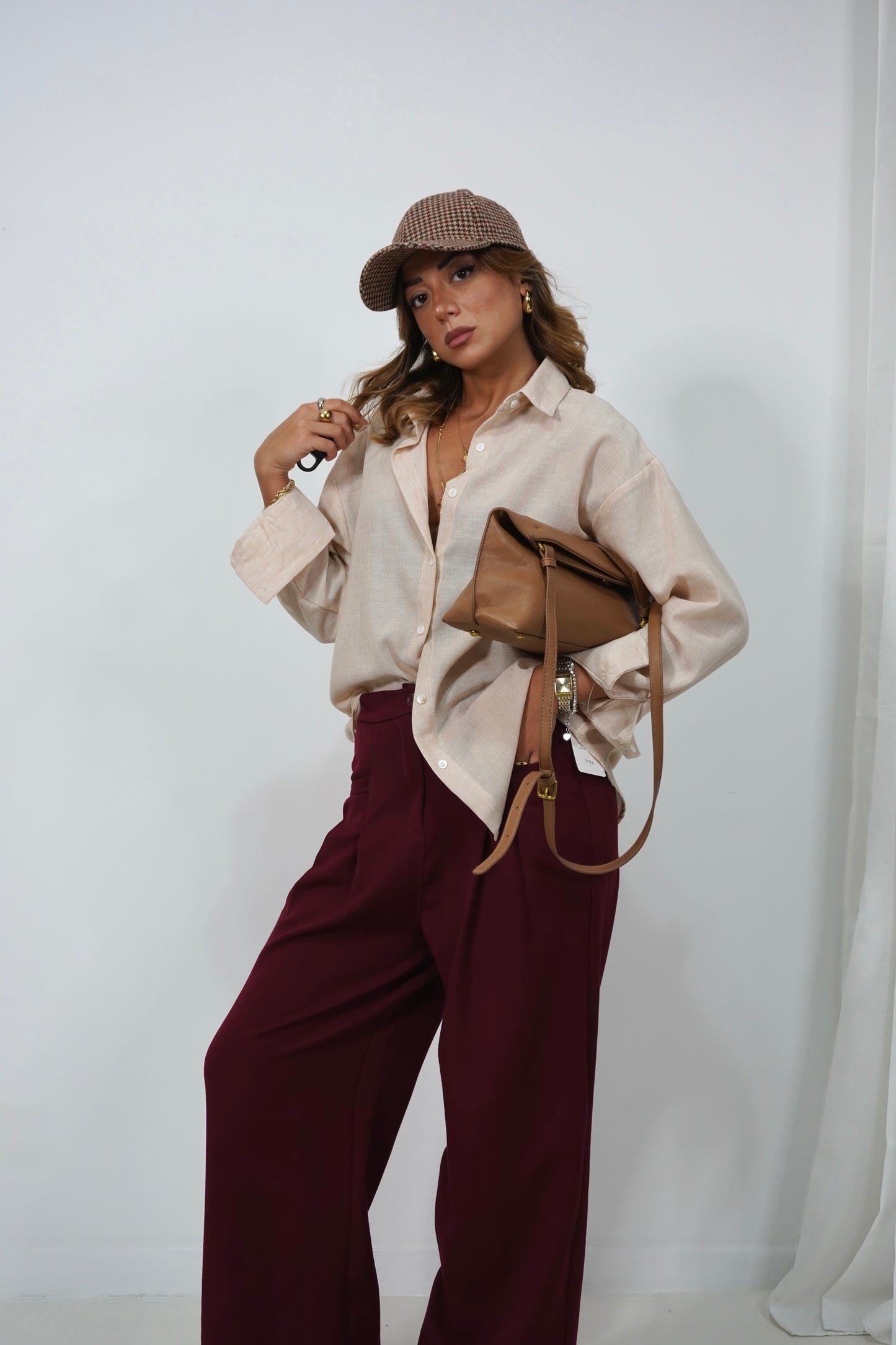 Camicia basic mélange