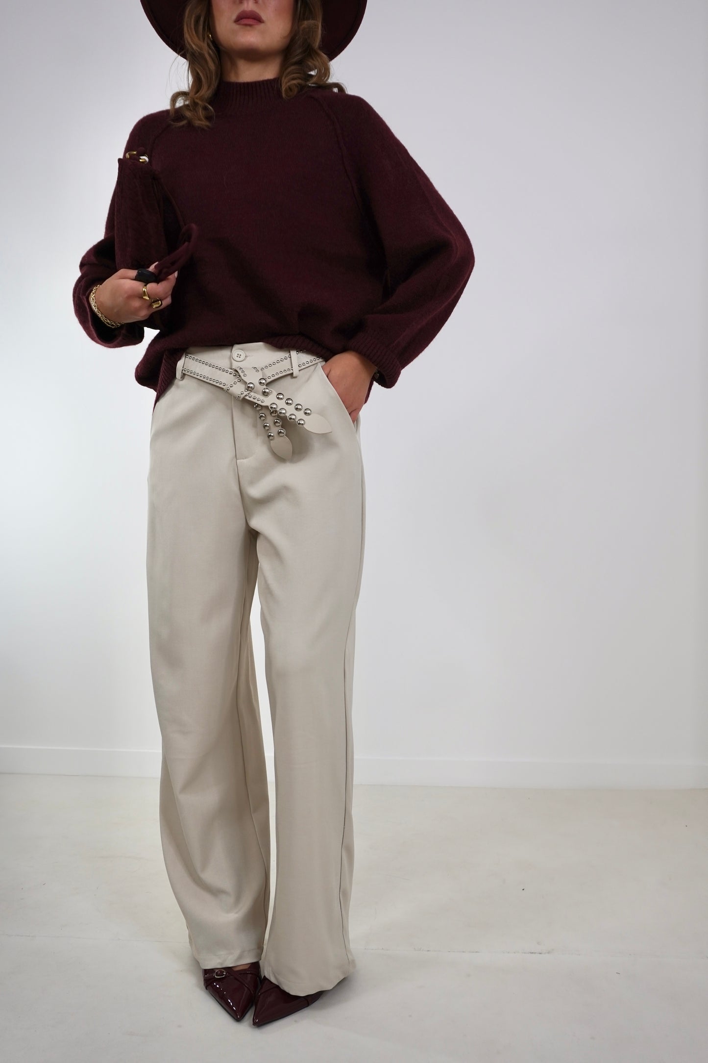 Pantalone con cintura 5961