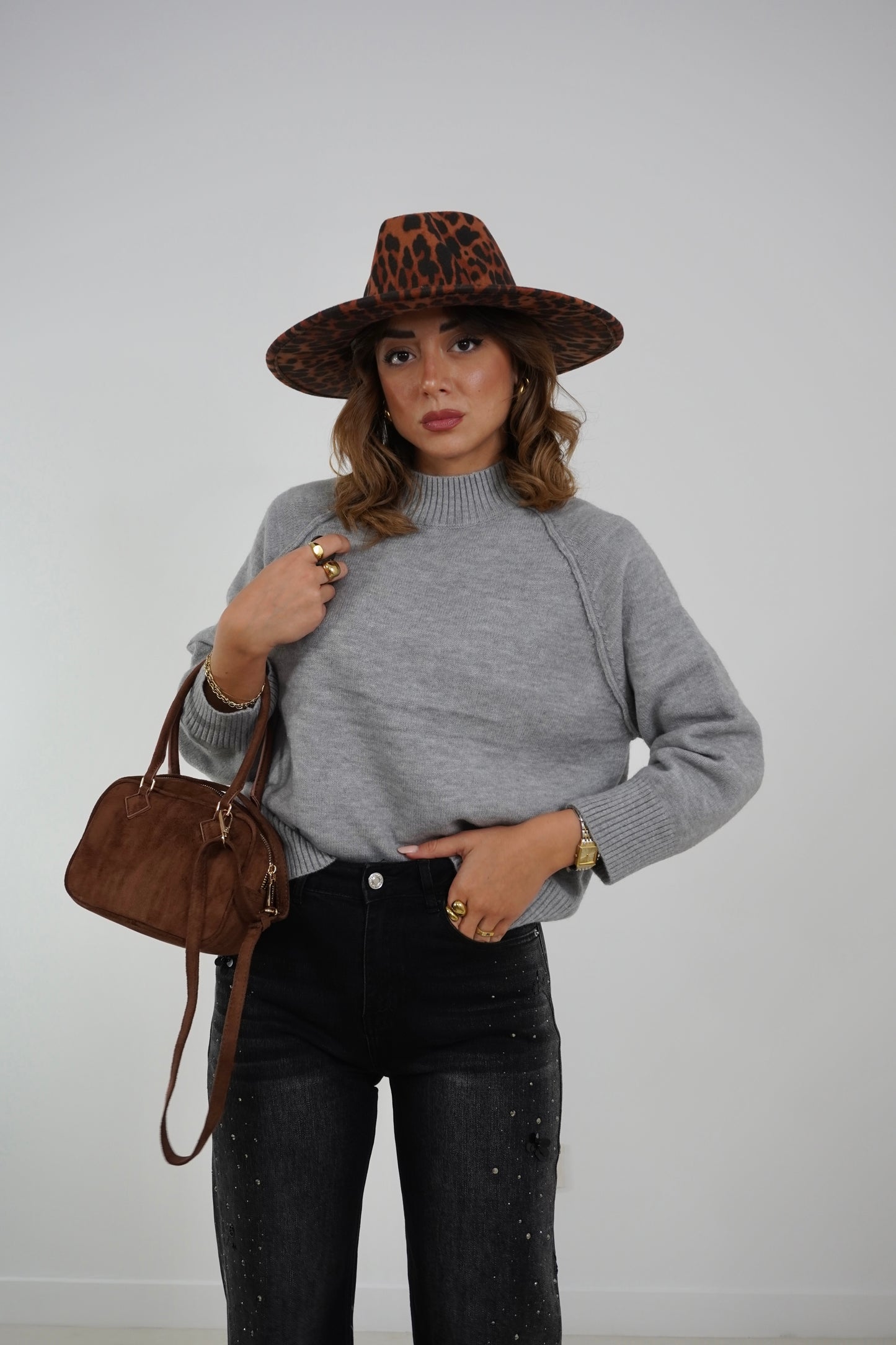 Maglione lupetto 63842
