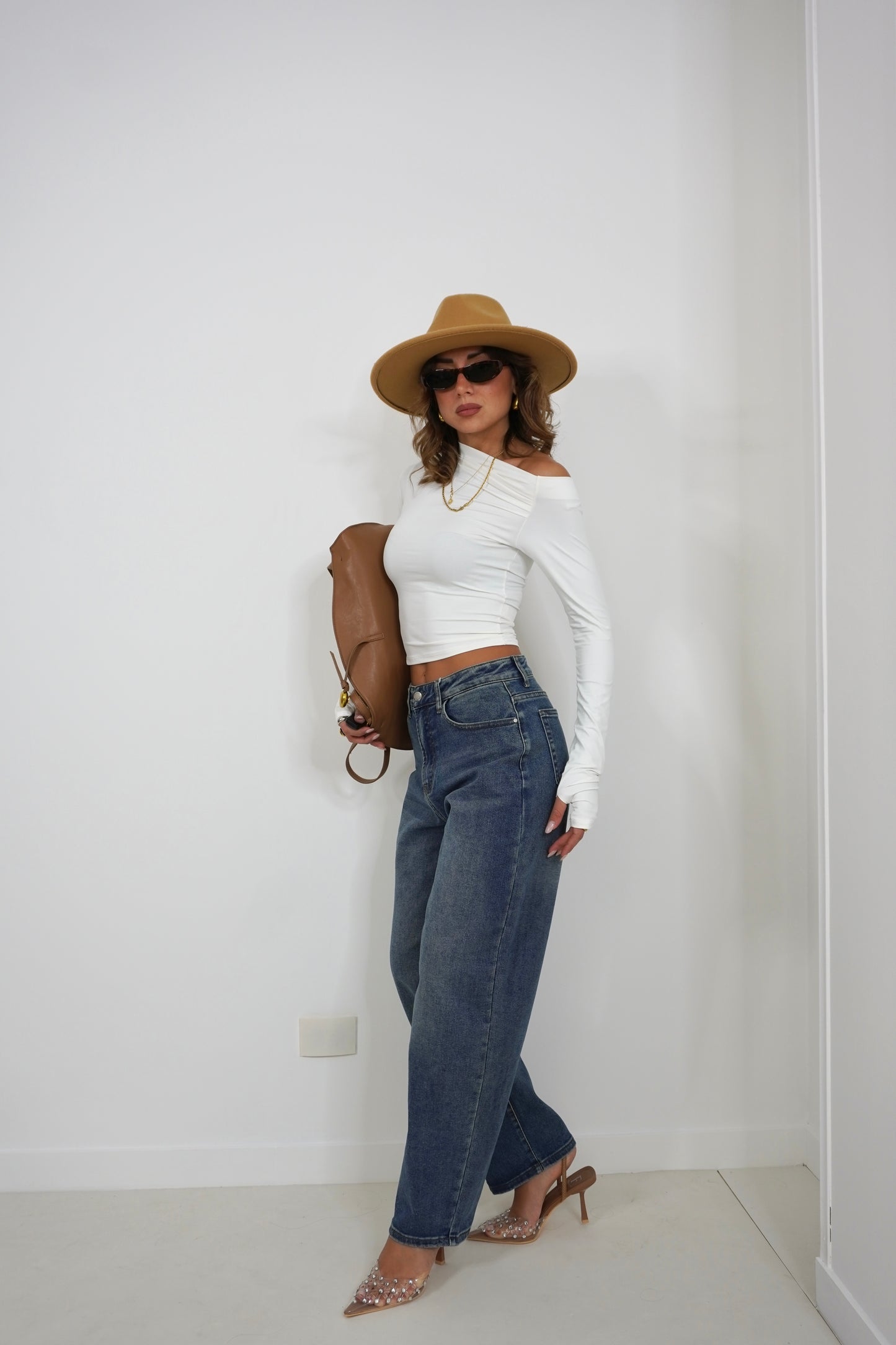 Jeans BALLOON blu medio