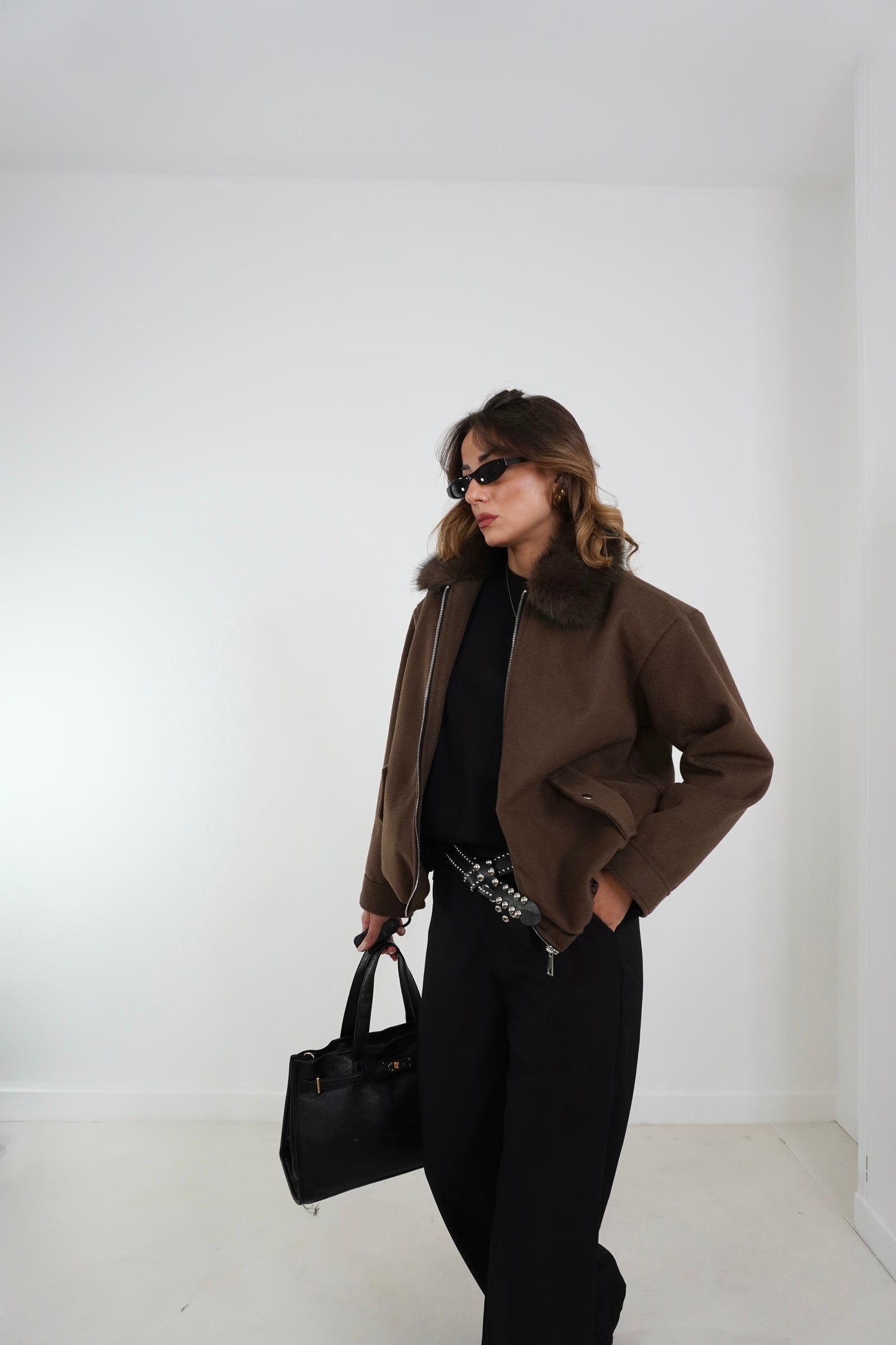 Bomber in panno