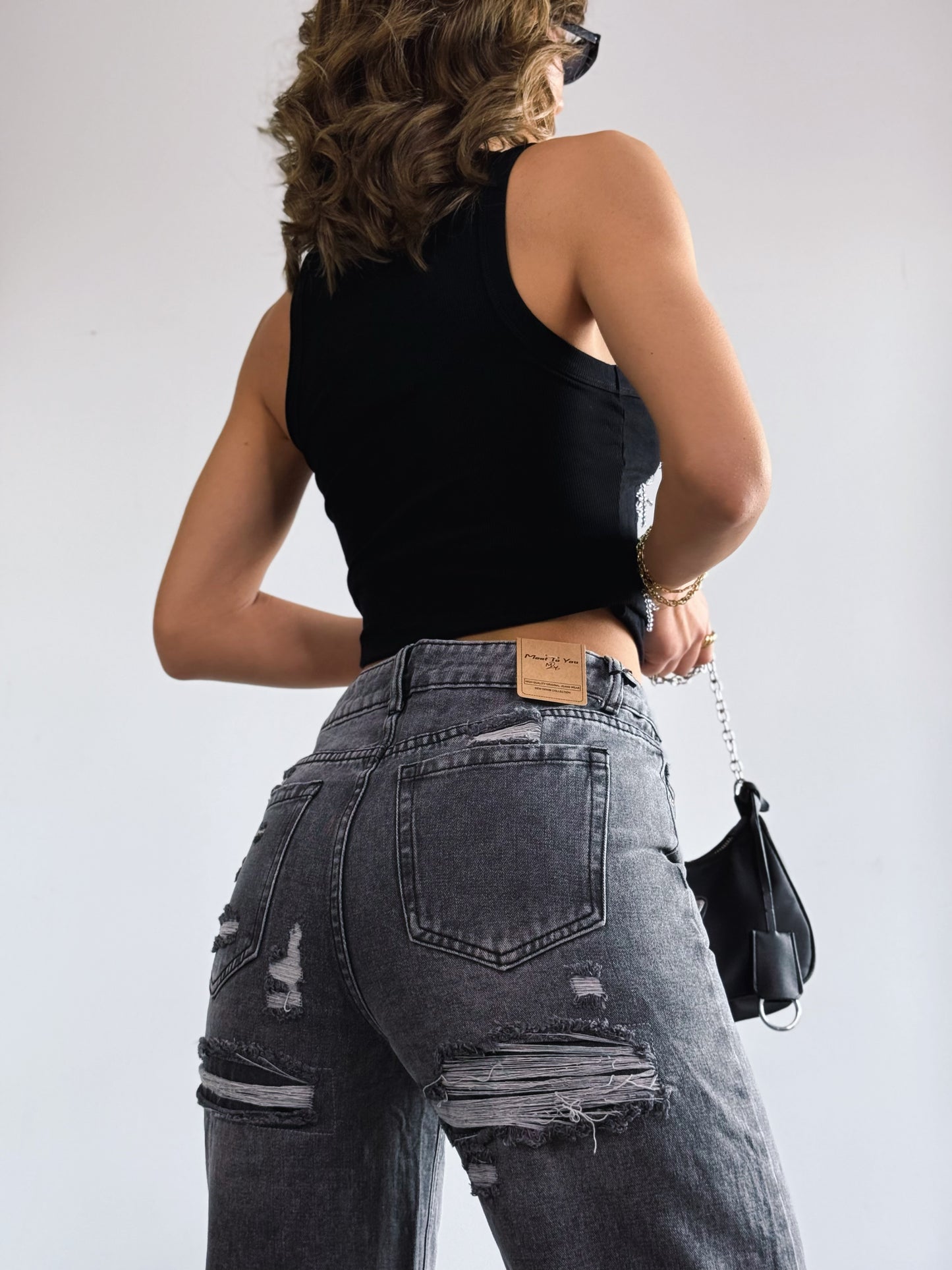 Jeans DESTROY grigio 2514-1