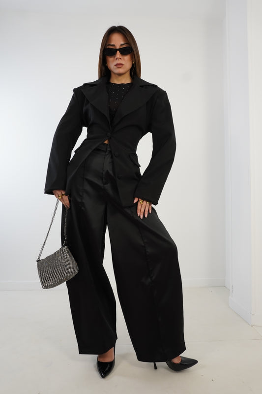 Pantalone BALLOON satin 7735