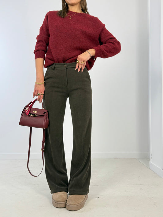 Pantalone in velluto a coste 5282