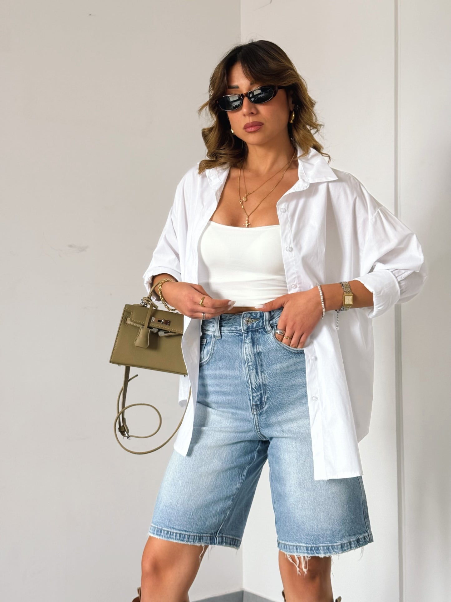 Camicia BASIC semi over