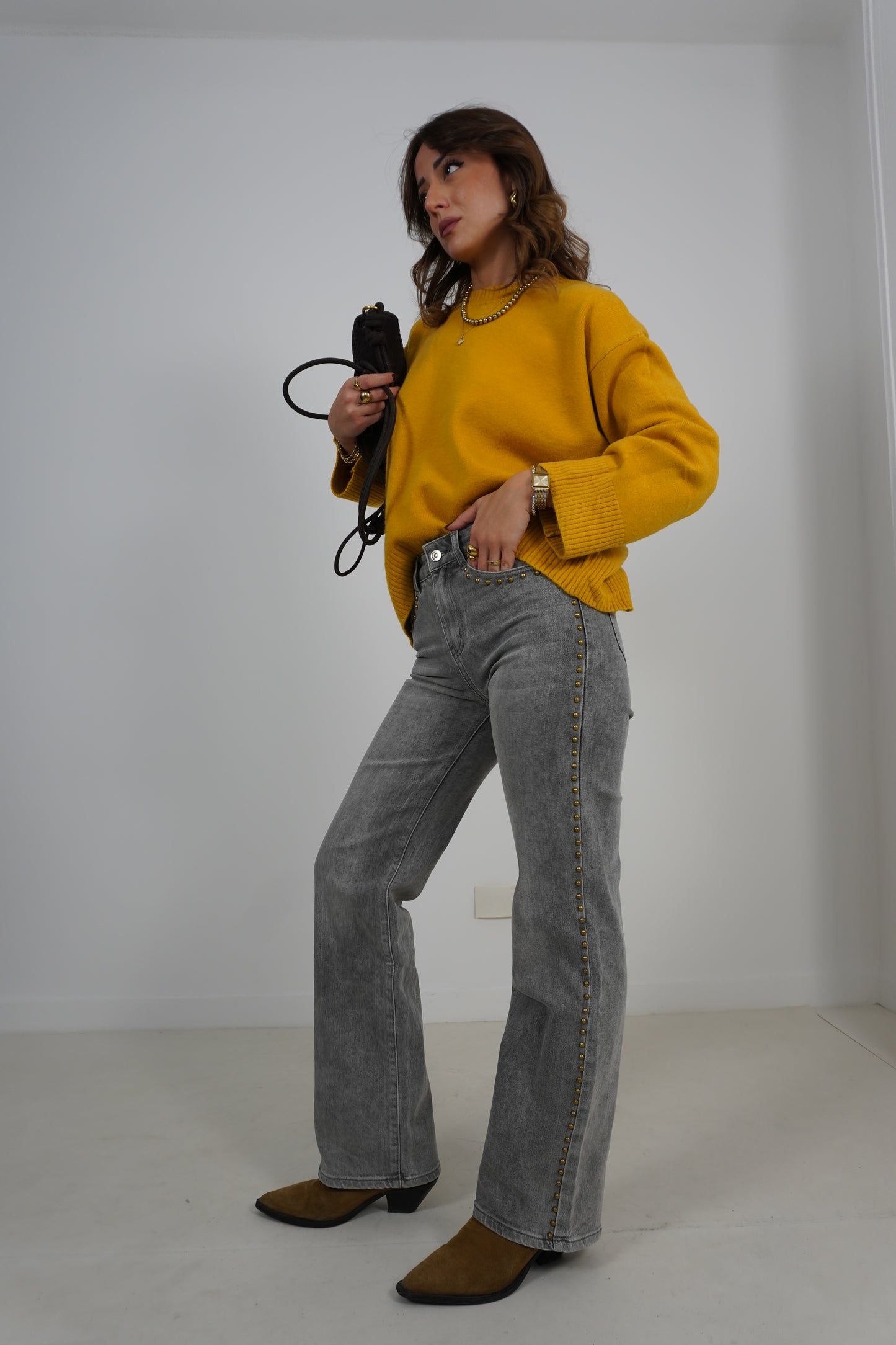 Jeans borchie M7260SK