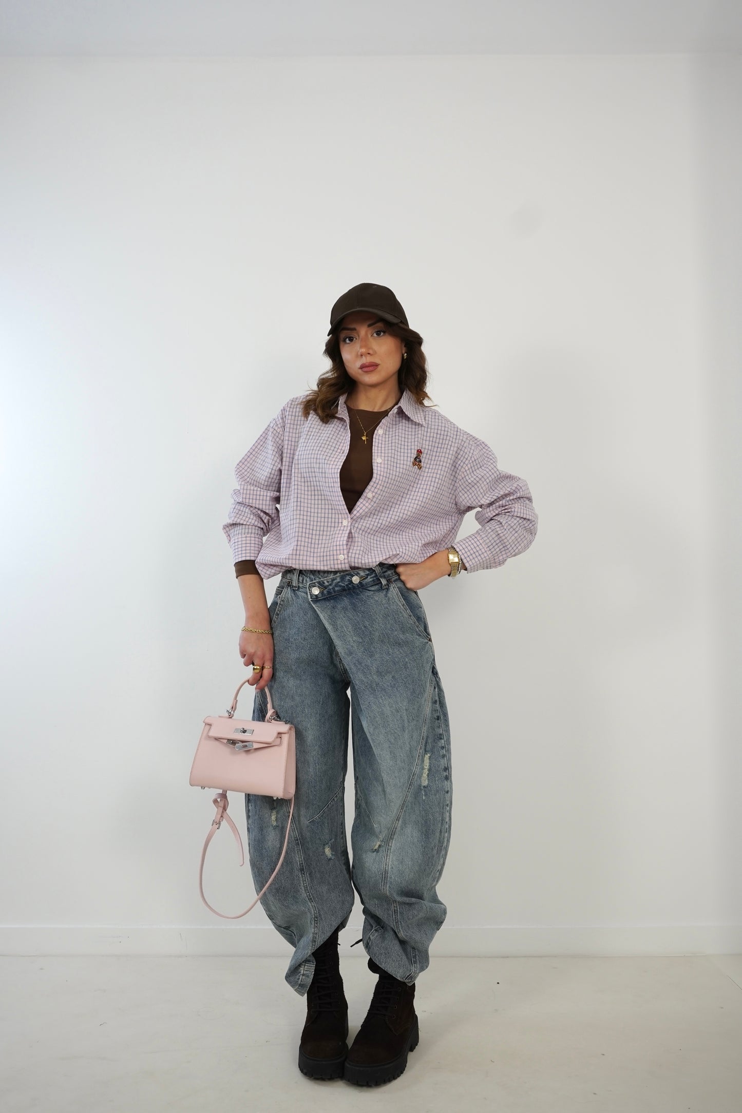 Camicia a quadretti TEDDY G68053