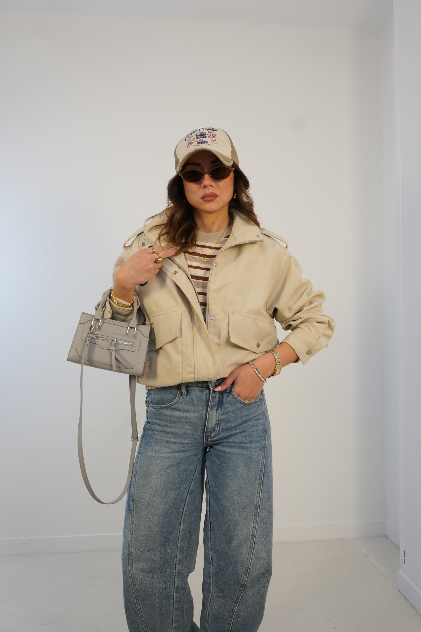 Giacca bomber AVIATOR suede S62030