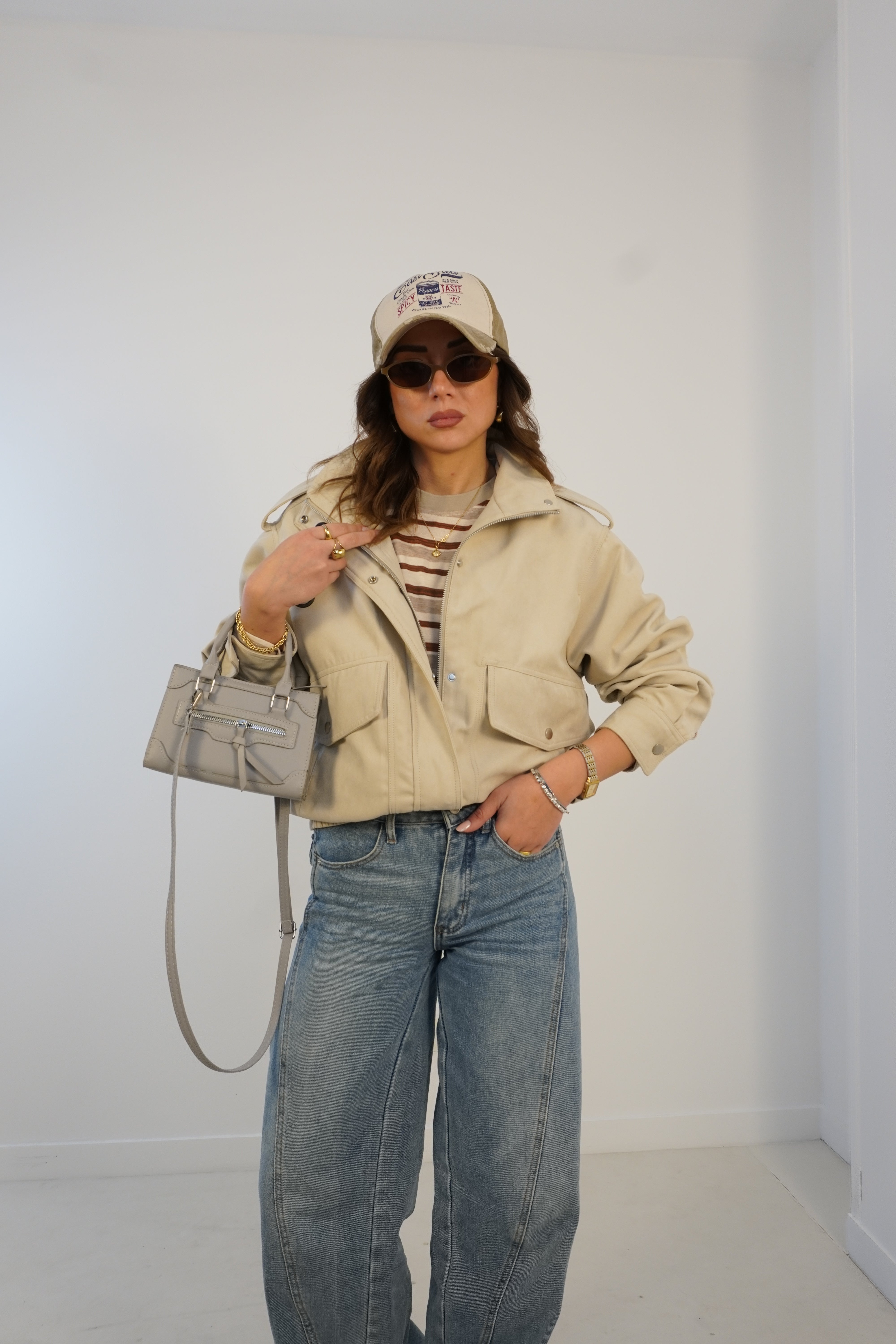 Giacca bomber AVIATOR suede S62030