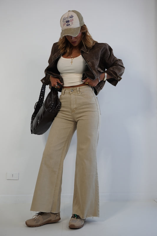 Jeans wide leg S2250