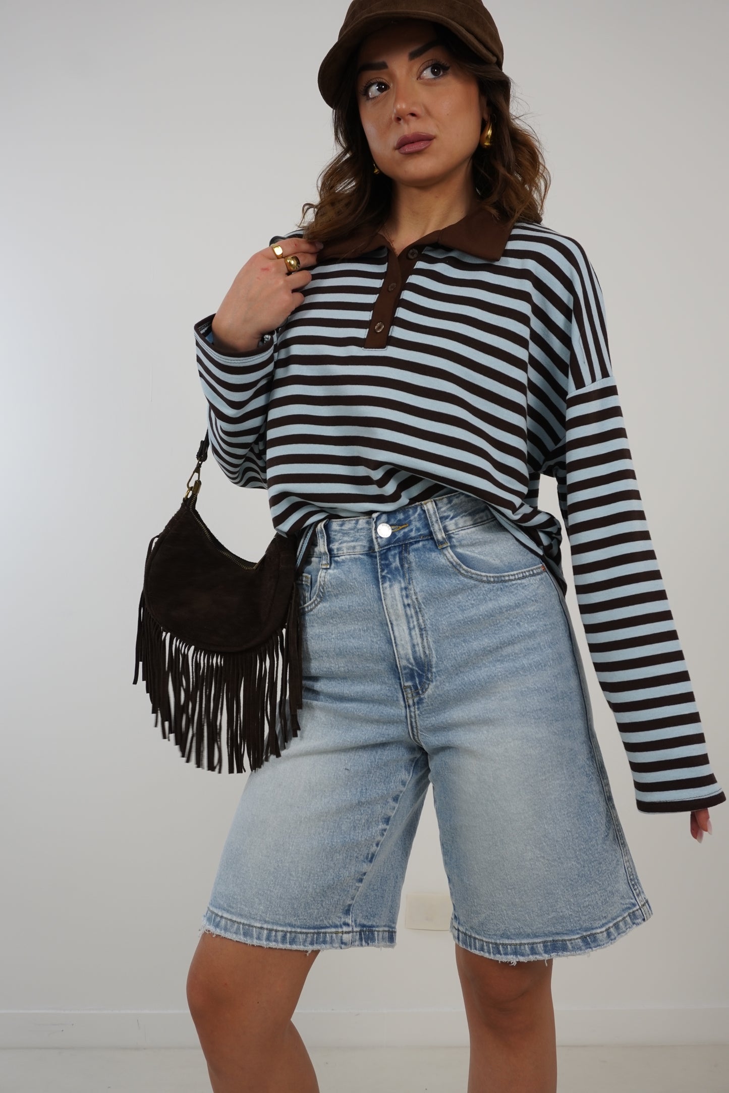 Bermuda HIGH WAIST H5397