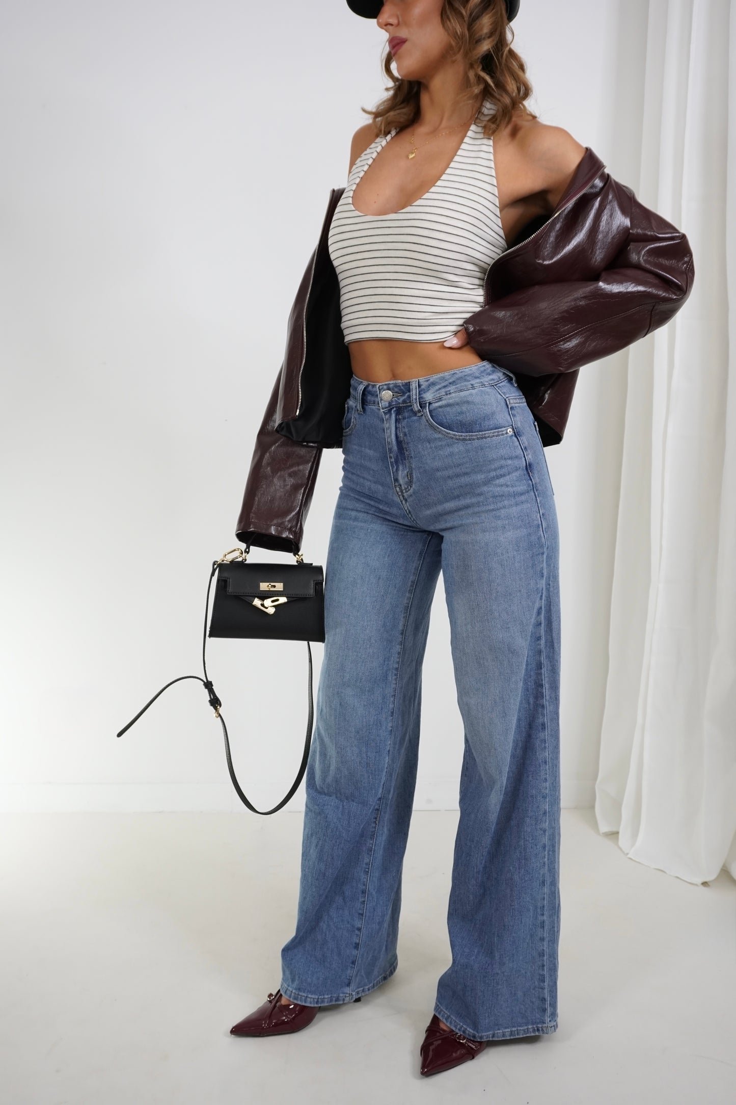 Jeans palazzo T871