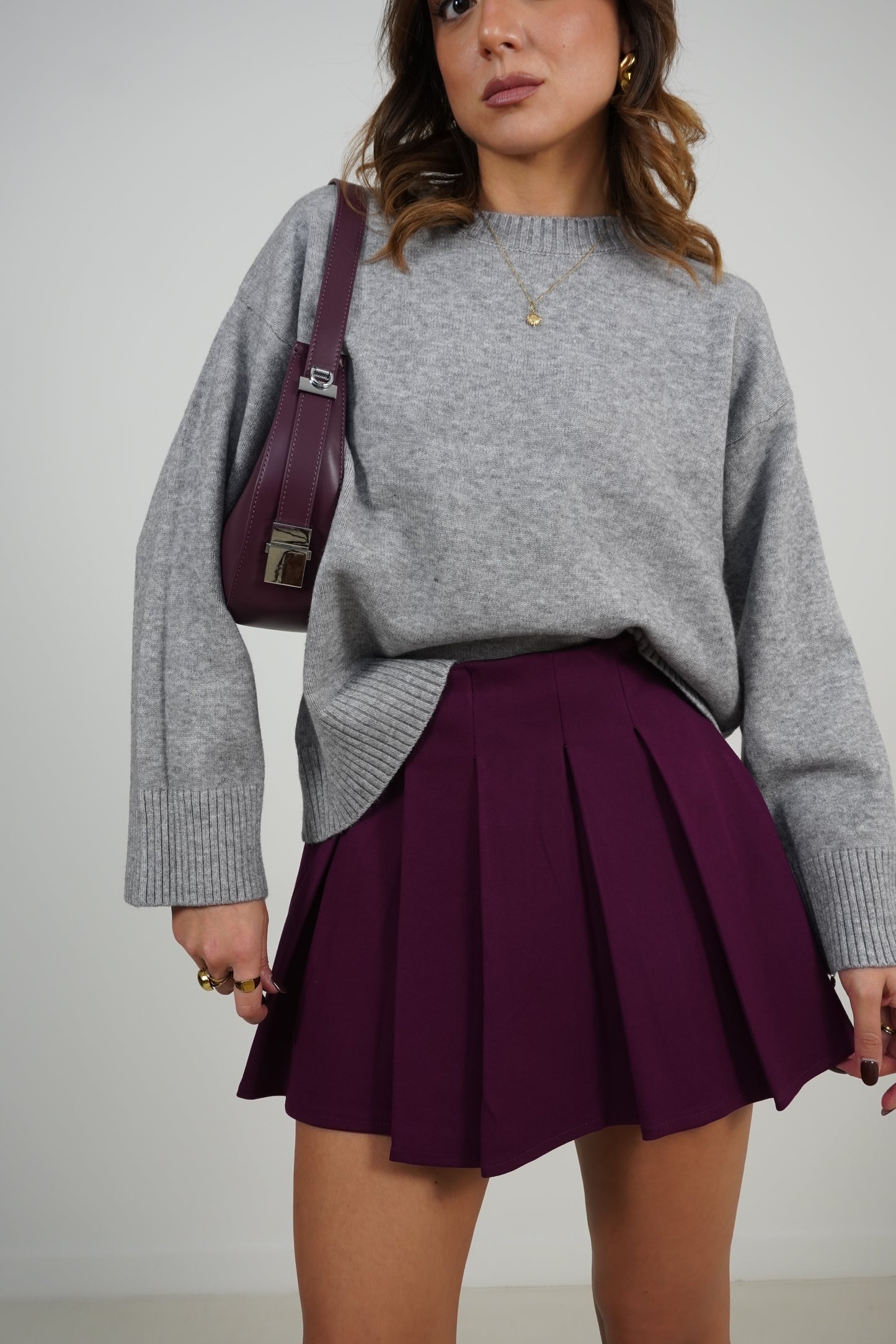 Gonna a pieghe punto Roma 257335