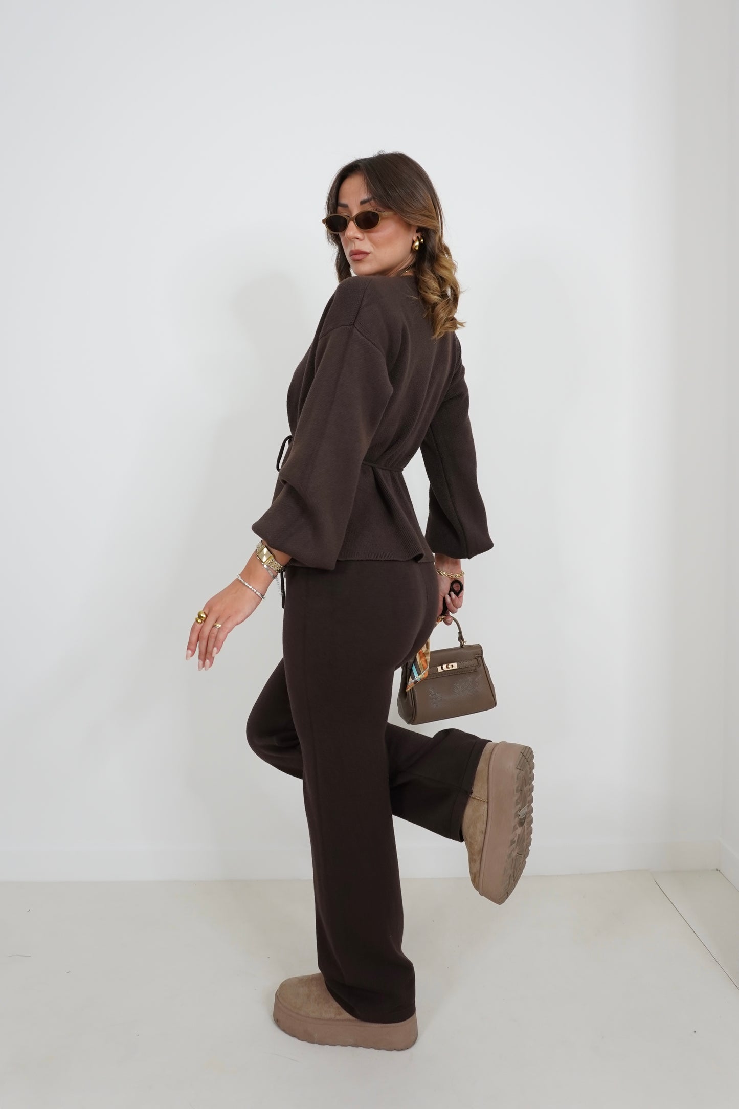 Coordinato in maglia scaldacuore