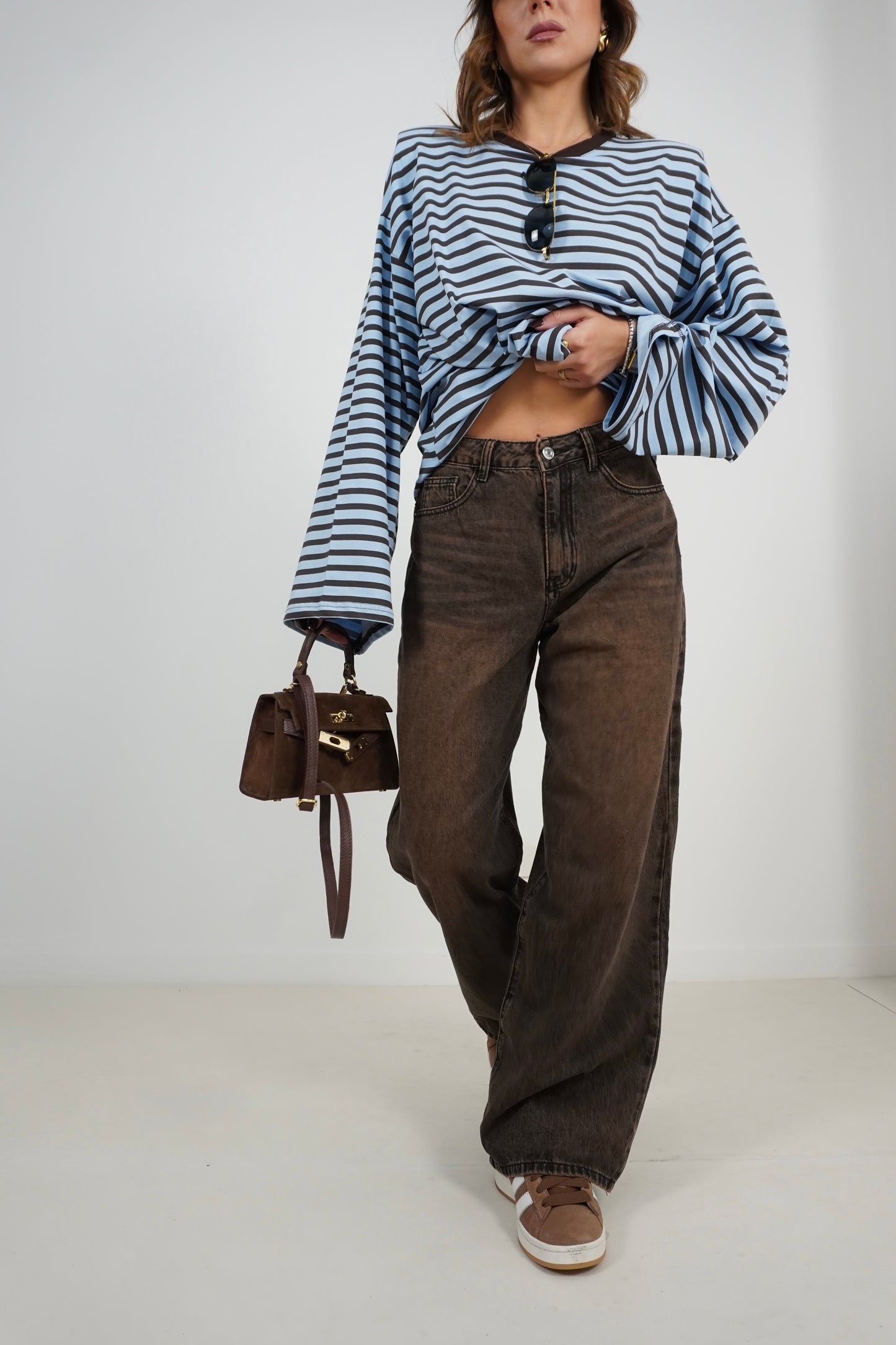 Jeans wide leg F32308