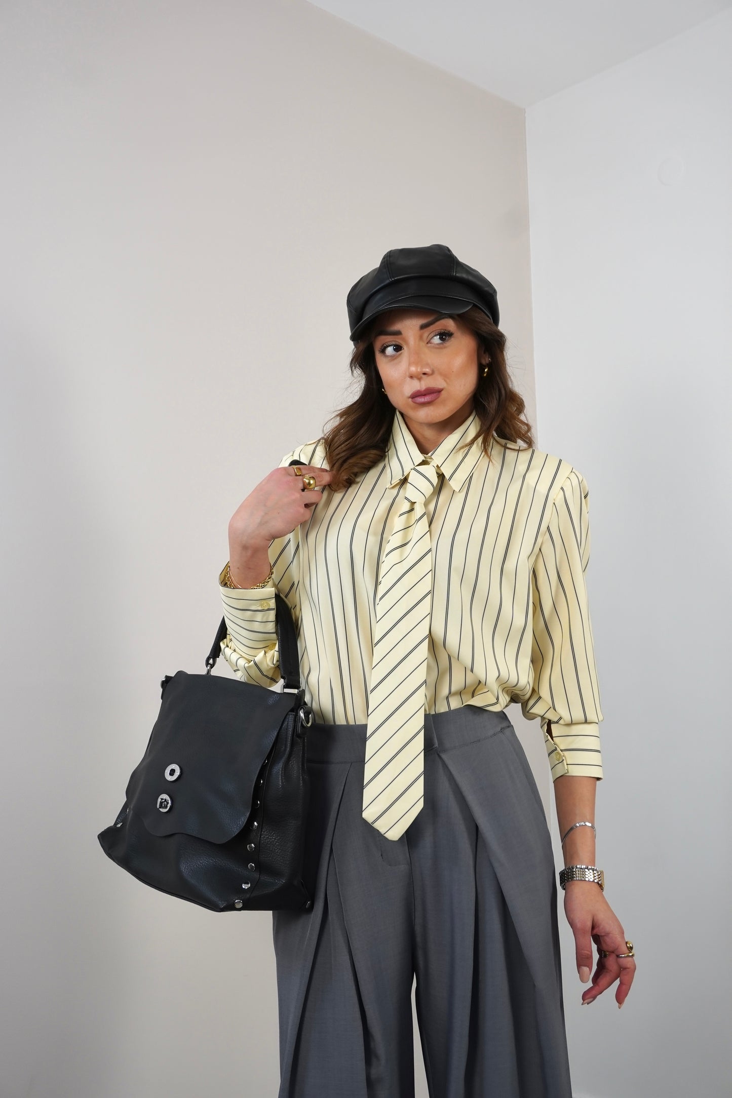 Camicia con cravatta 12045