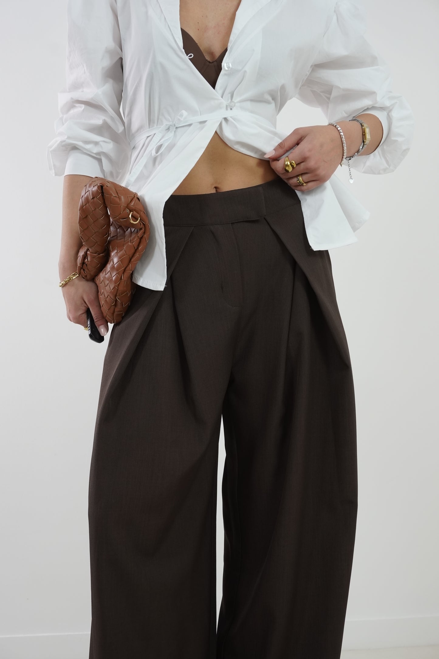 Pantalone palazzo pieghe 19778