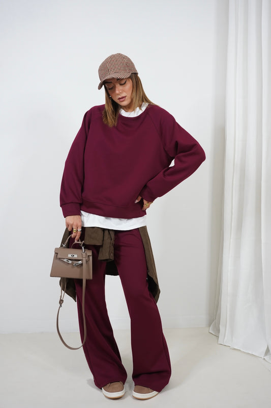 Tuta BASIC girocollo