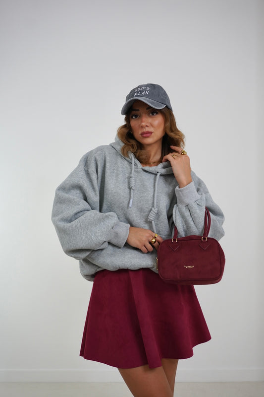 Felpa oversize nodi K3702