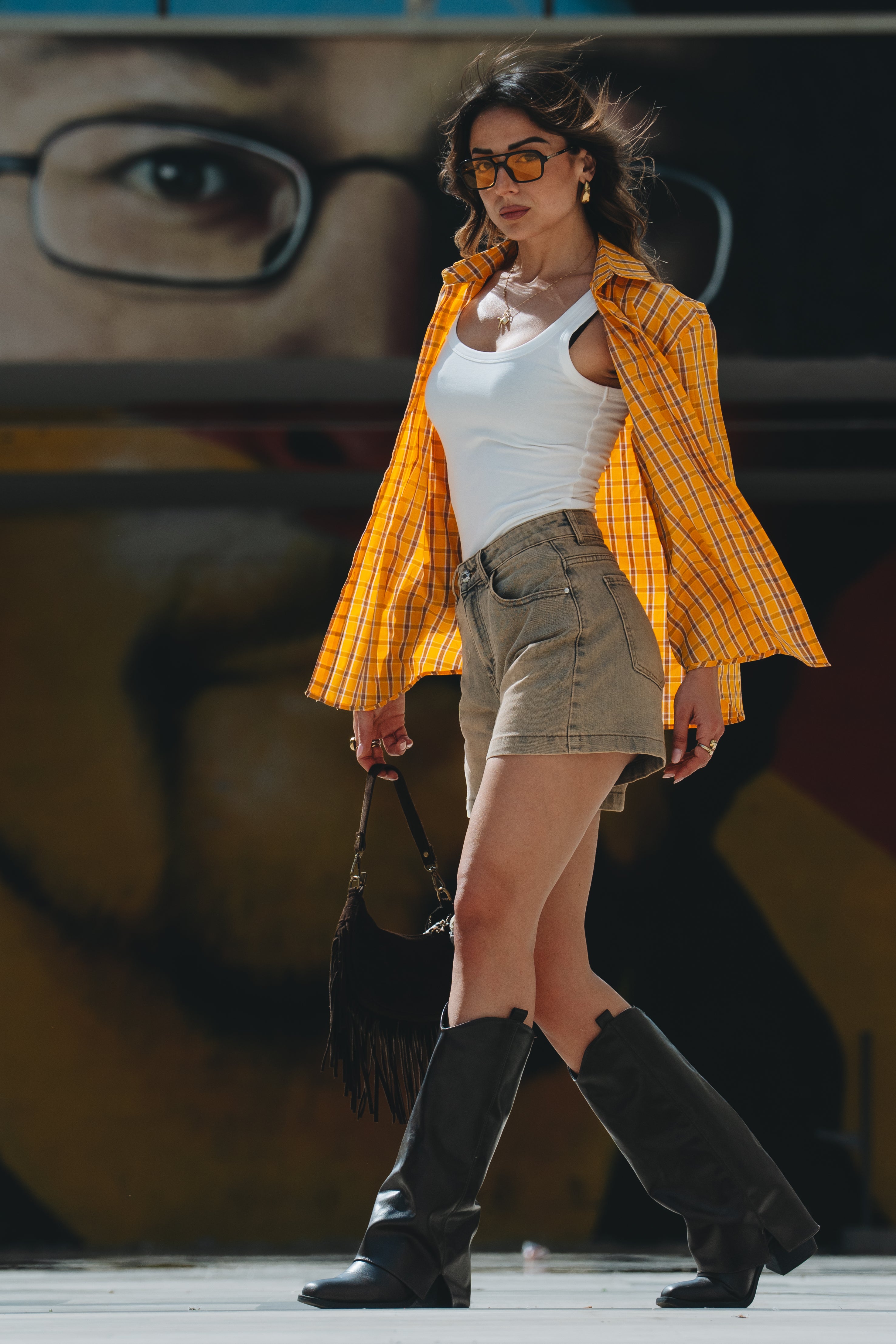 Camicia a quadri 19392