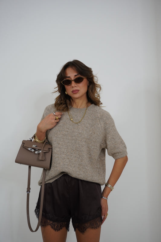 Maglione manica CROP