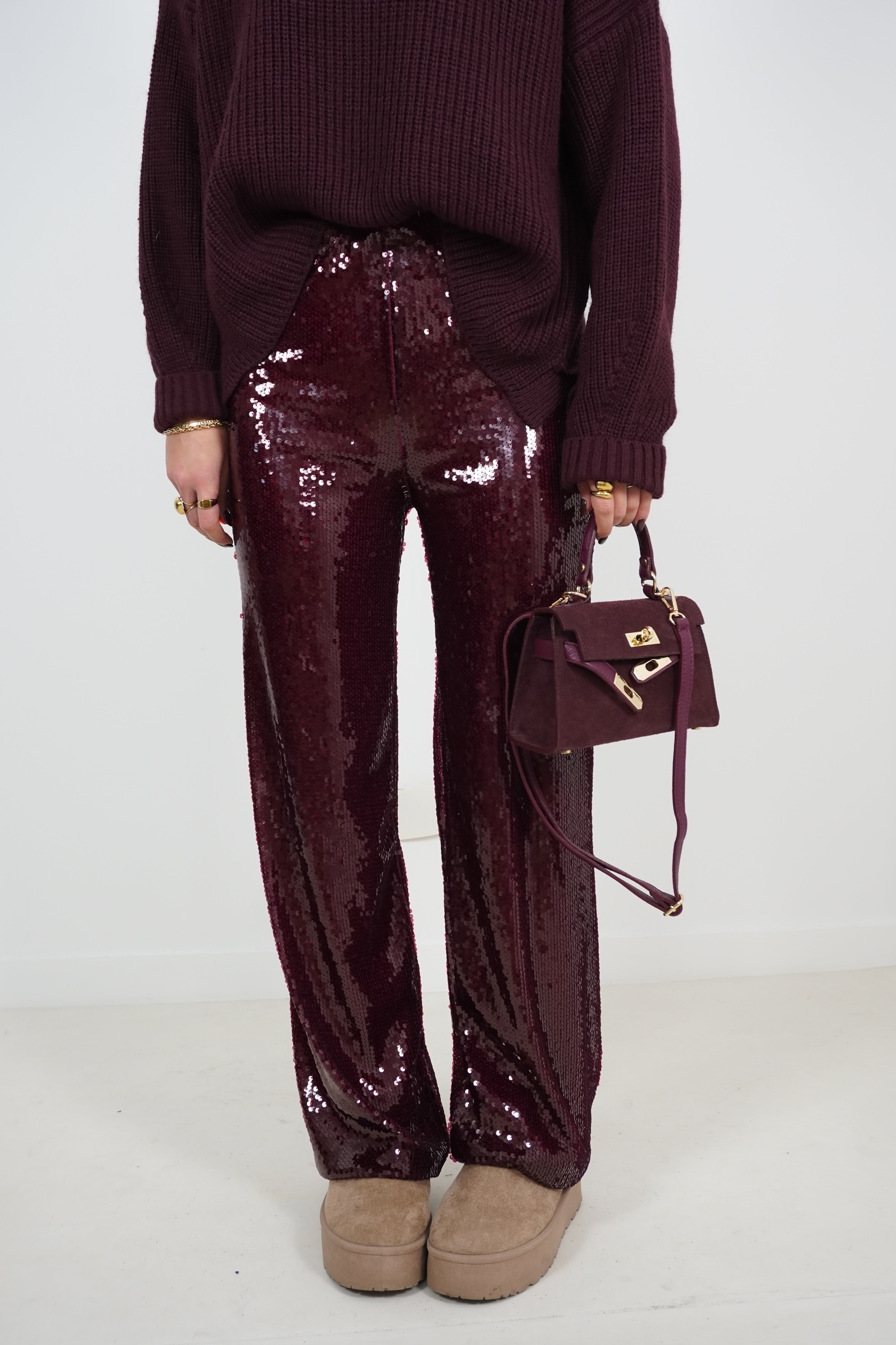 Pantalone paillettes 4323
