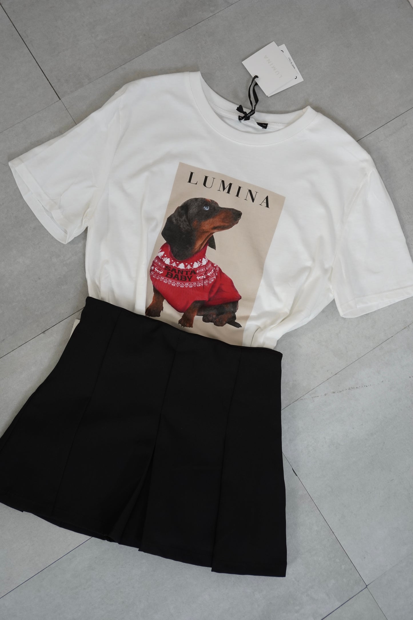 T-shirt LUMINA bassotto