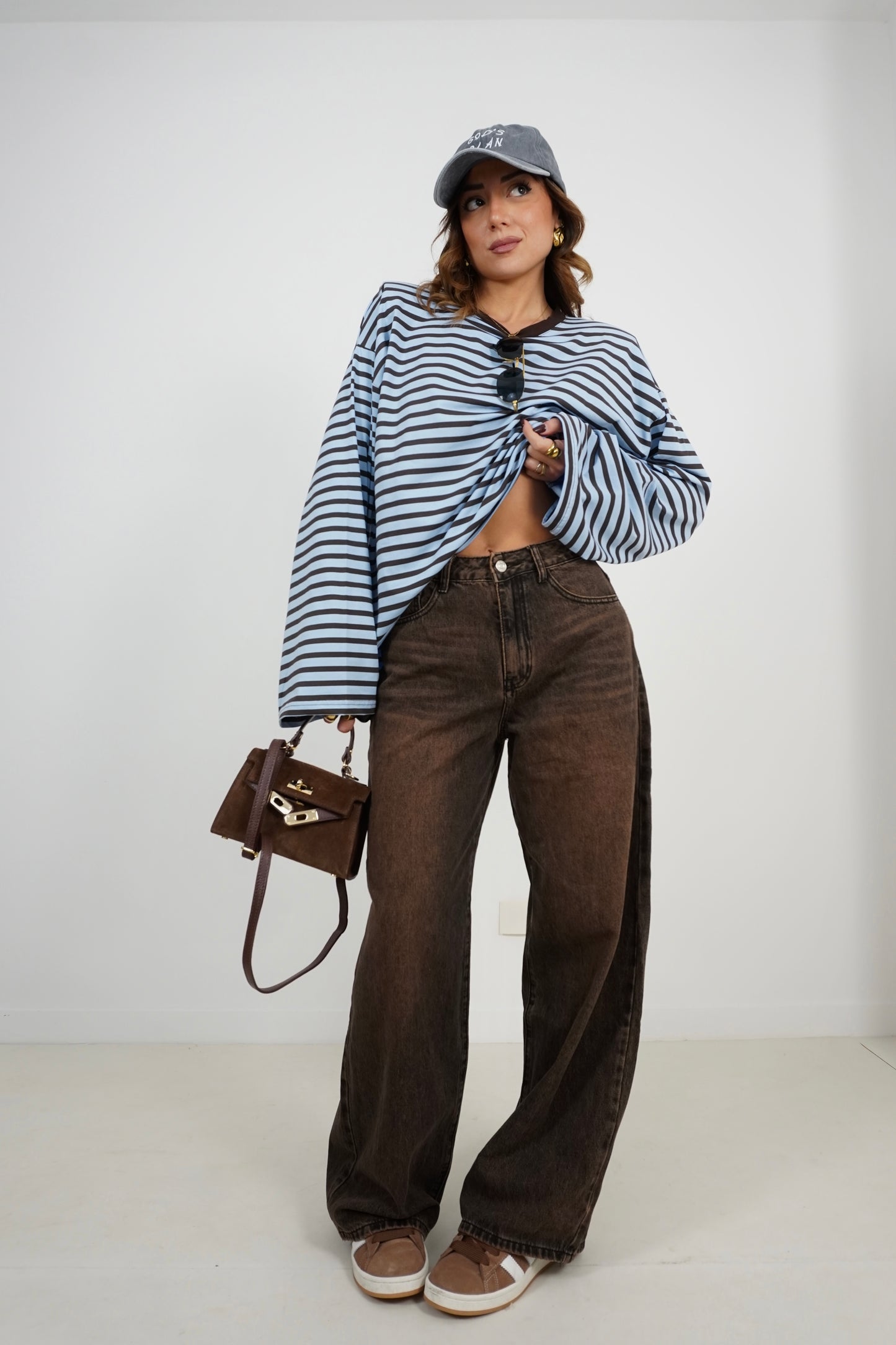 Jeans wide leg F32308